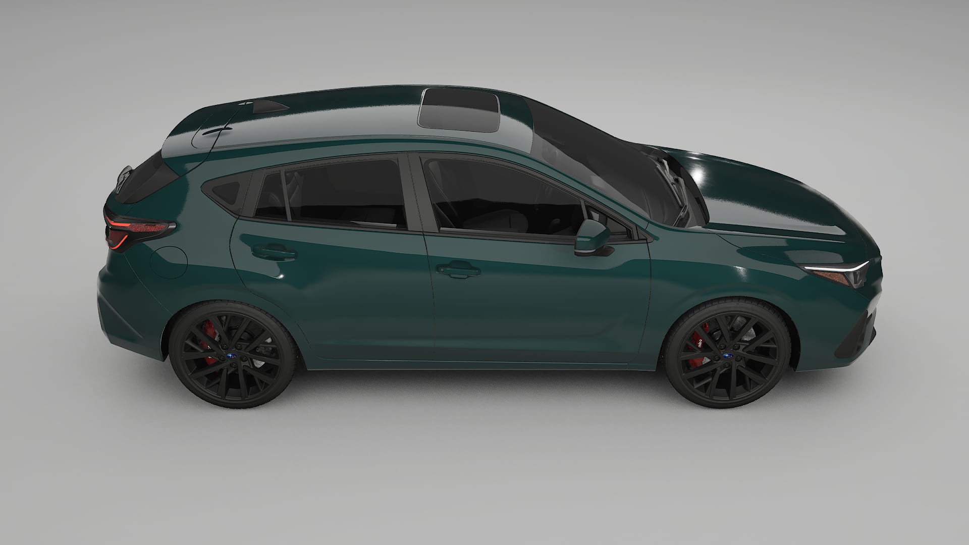 Subaru Impreza GU TPU Lackskyddsfilm | INFERNO Färgskiftande PPF – Komplett Förskuret Kit