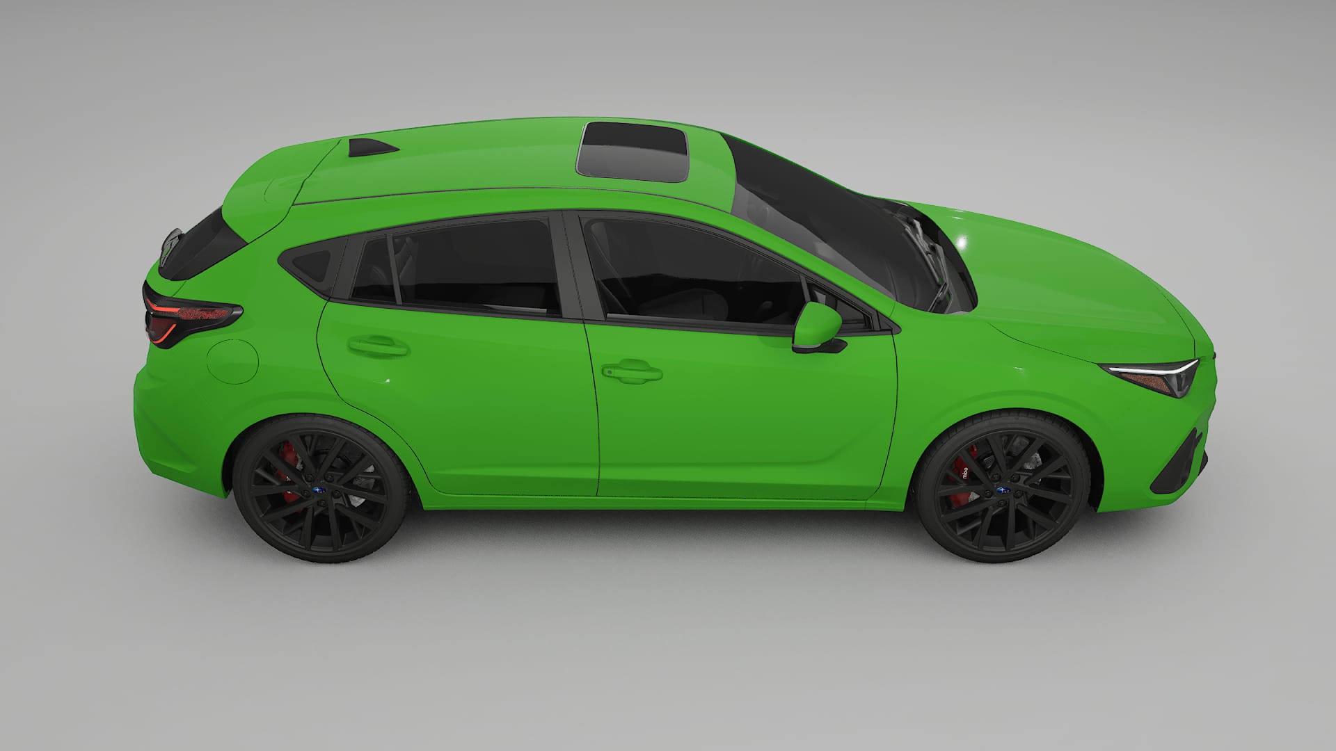 Subaru Impreza GU TPU Lackskyddsfilm | VENOM Färgskiftande PPF – Komplett Förskuret Kit