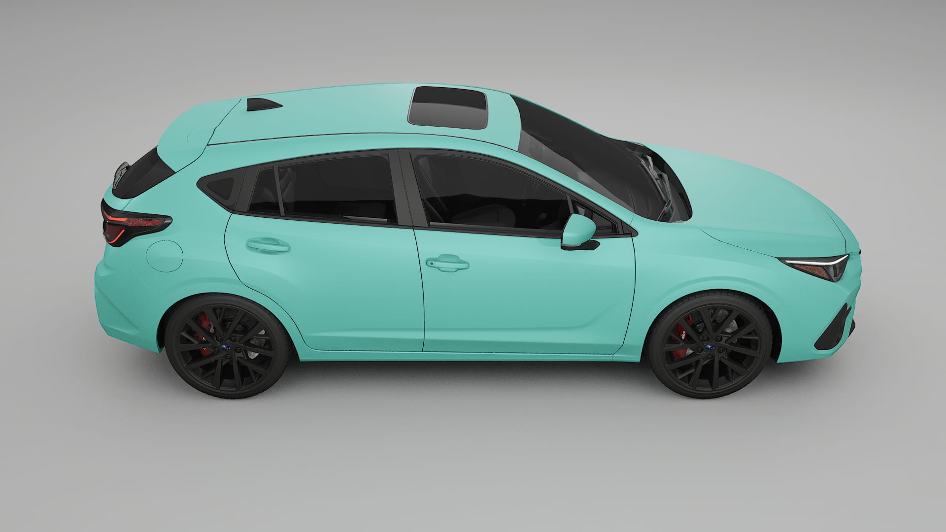 Subaru Impreza GU TPU Lackskyddsfilm | FROST Färgskiftande PPF – Komplett Förskuret Kit