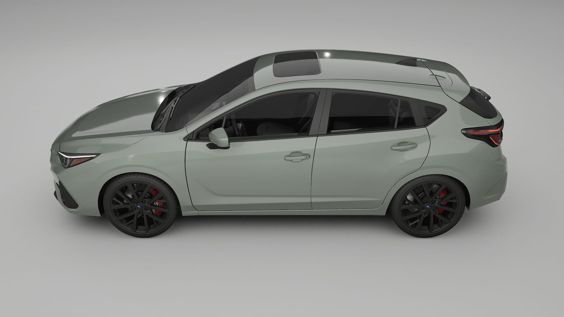 Subaru Impreza GU TPU Lackskyddsfilm | SLATE Färgskiftande PPF – Komplett Förskuret Kit