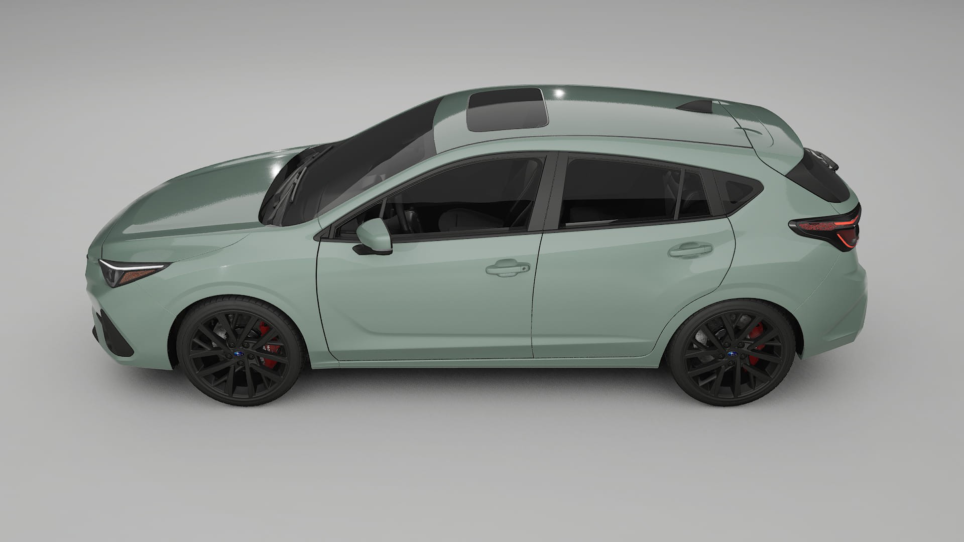 Subaru Impreza GU TPU Lackskyddsfilm | CINDER Färgskiftande PPF – Komplett Förskuret Kit