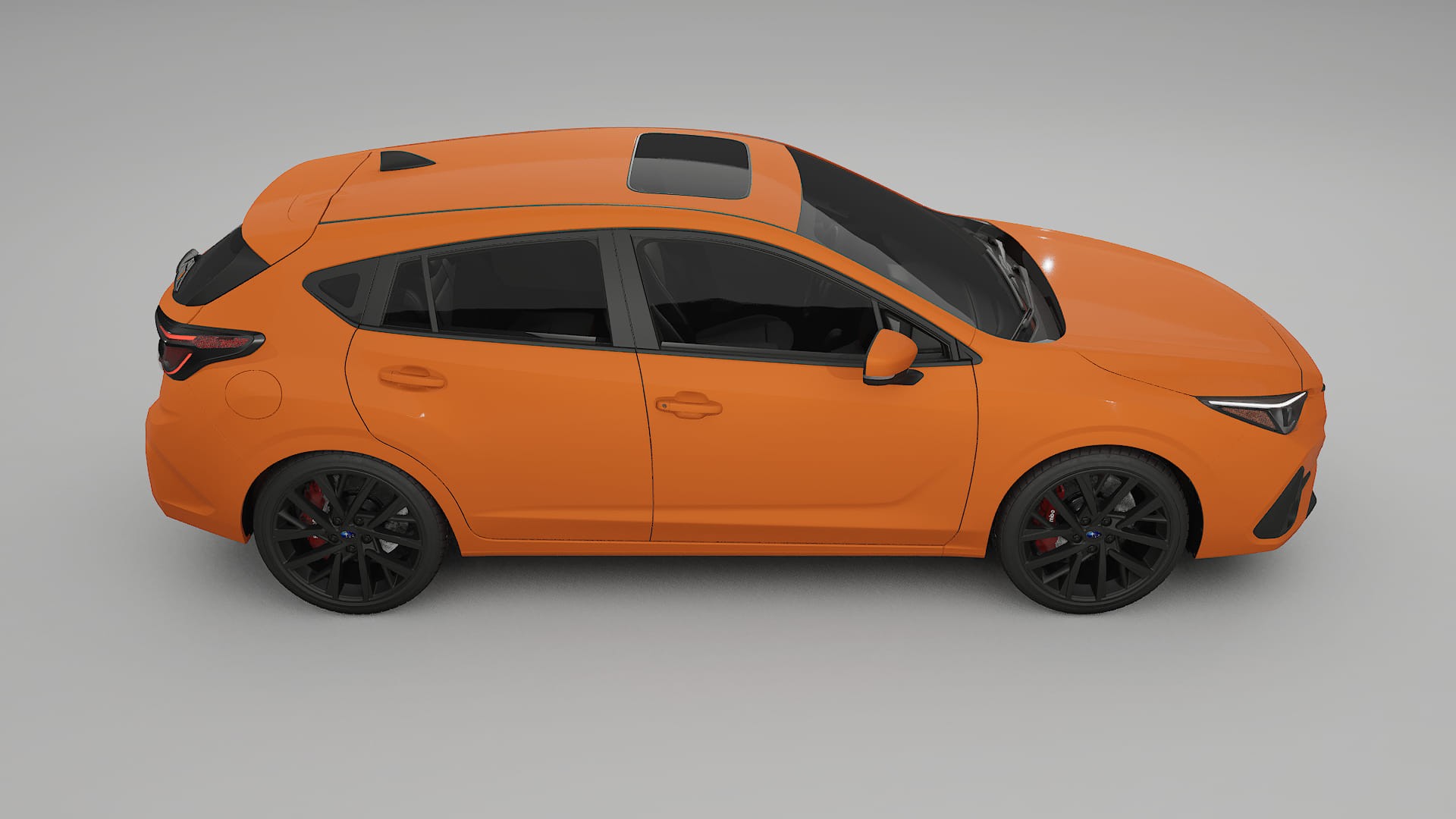 Subaru Impreza GU TPU Lackskyddsfilm | ROCKET Färgskiftande PPF – Komplett Förskuret Kit