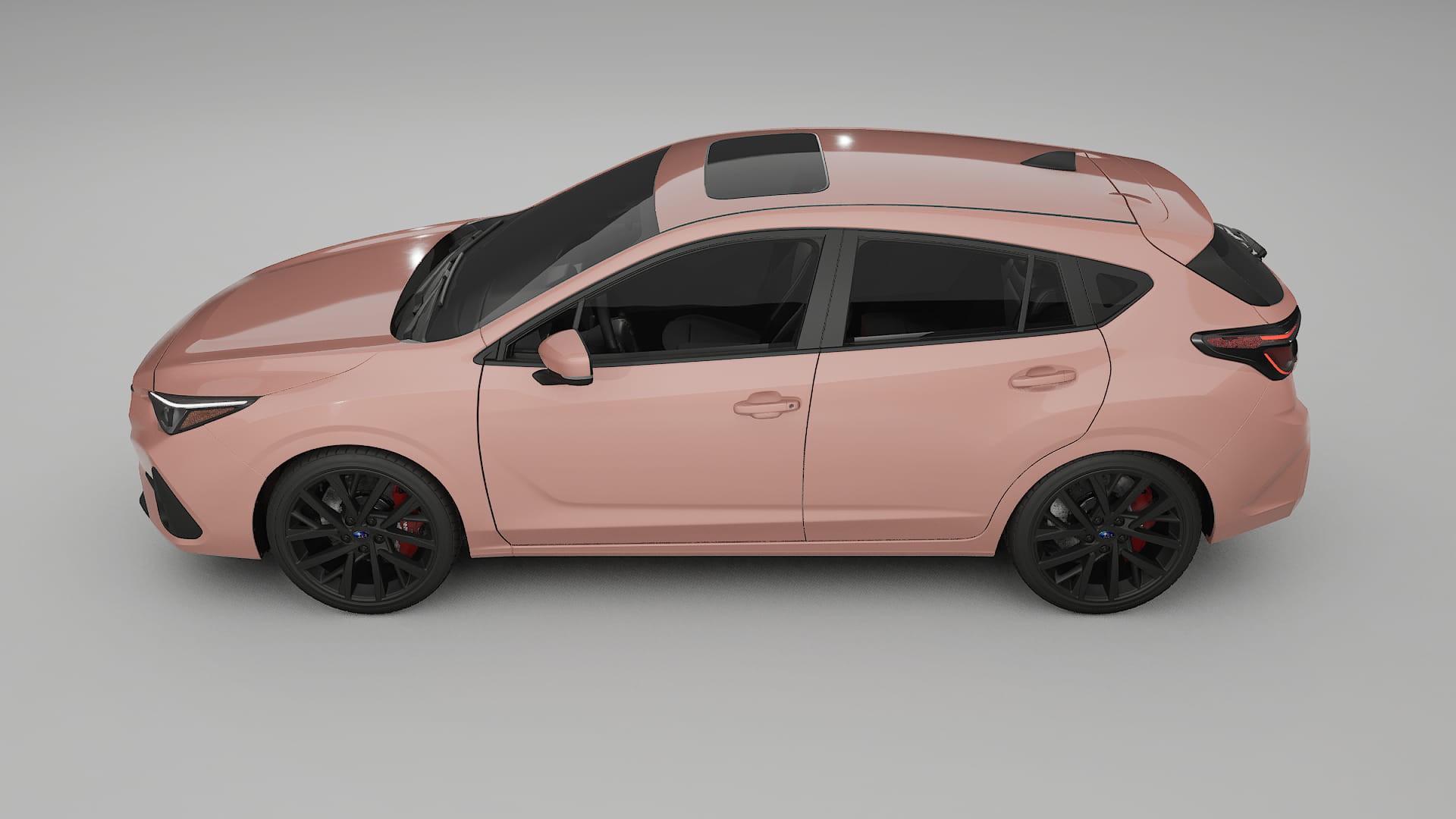 Subaru Impreza GU TPU Lackskyddsfilm | BLUSH Färgskiftande PPF – Komplett Förskuret Kit