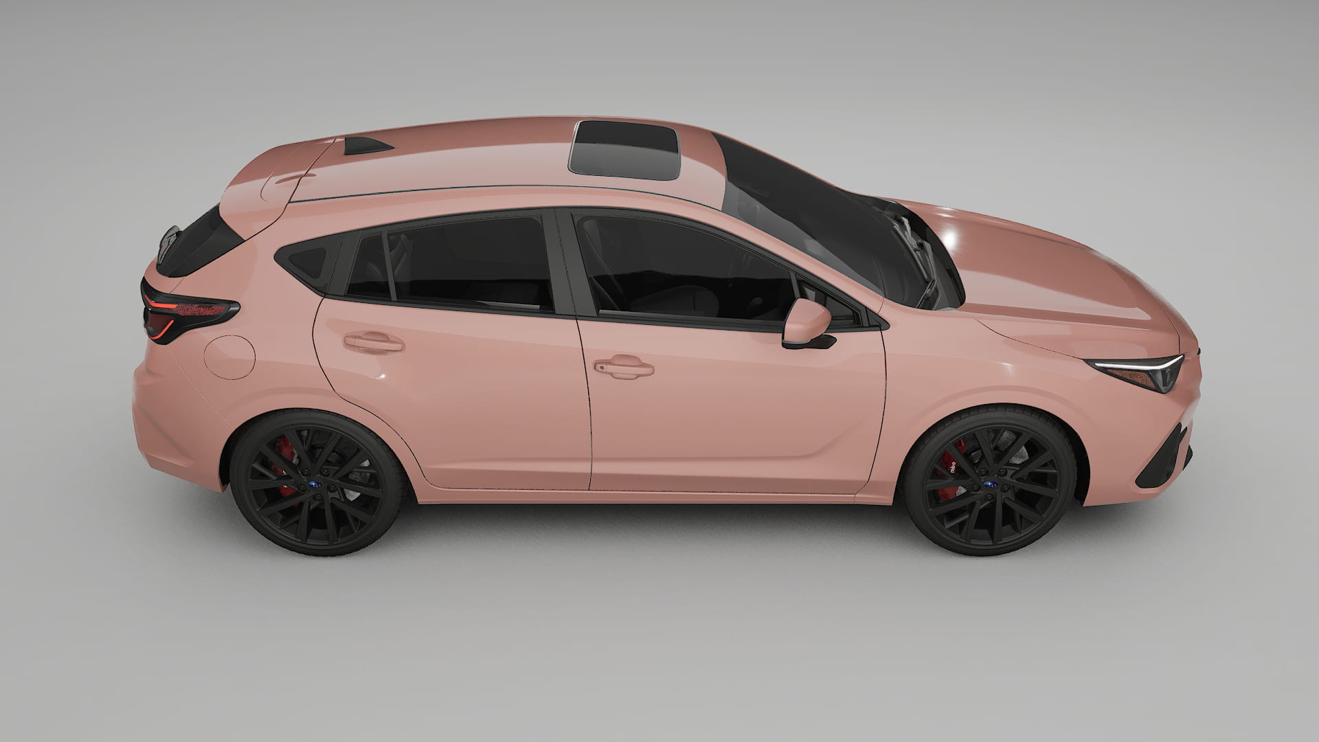 Subaru Impreza GU TPU Lackskyddsfilm | BLUSH Färgskiftande PPF – Komplett Förskuret Kit