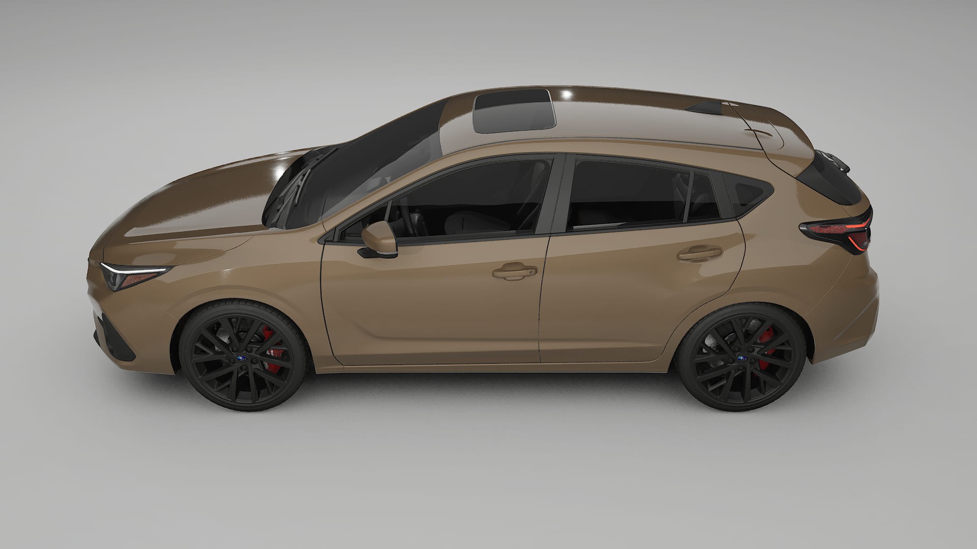 Subaru Impreza GU TPU Lackskyddsfilm | SAHARA Färgskiftande PPF – Komplett Förskuret Kit