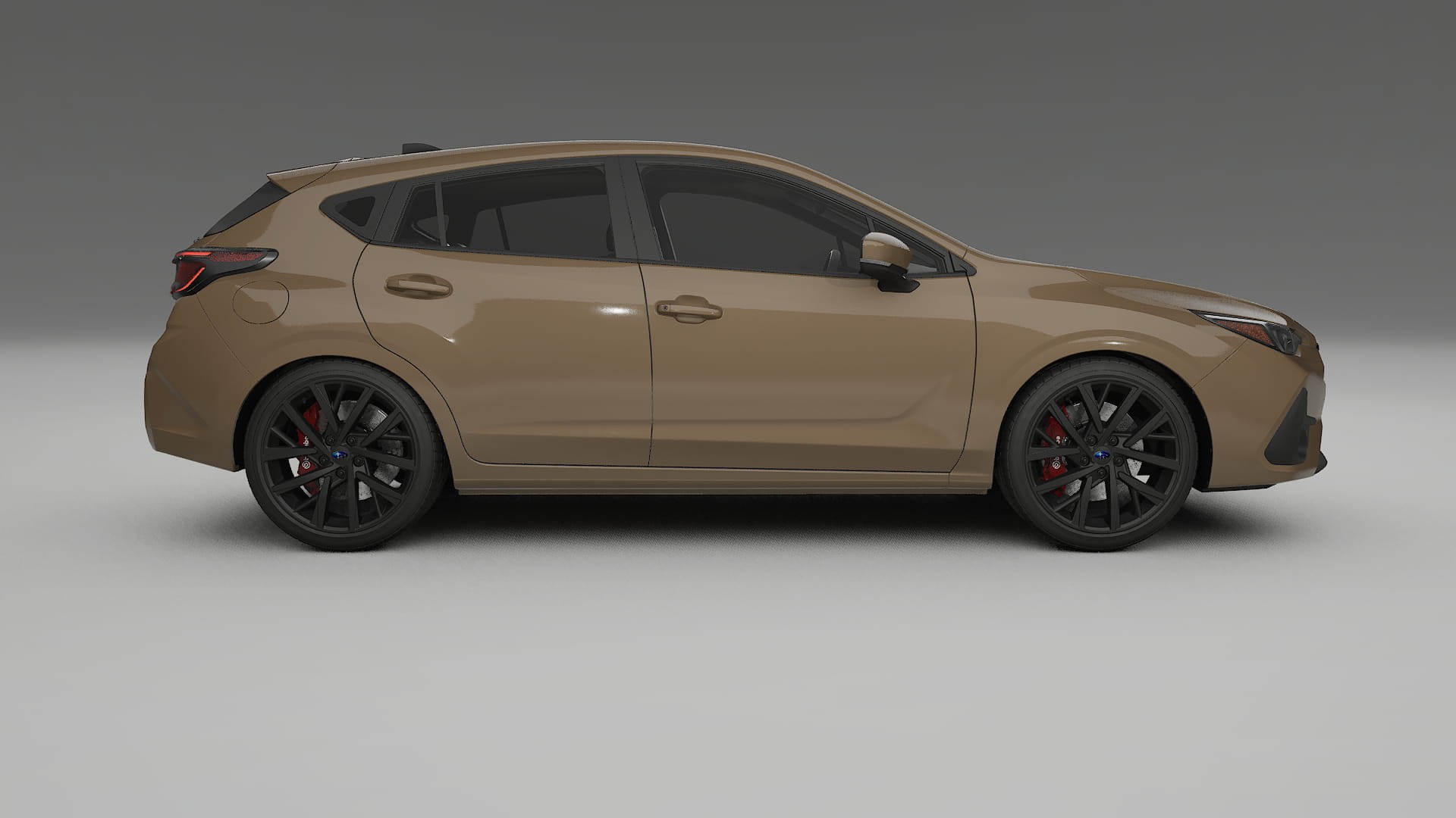 Subaru Impreza GU TPU Lackskyddsfilm | SAHARA Färgskiftande PPF – Komplett Förskuret Kit