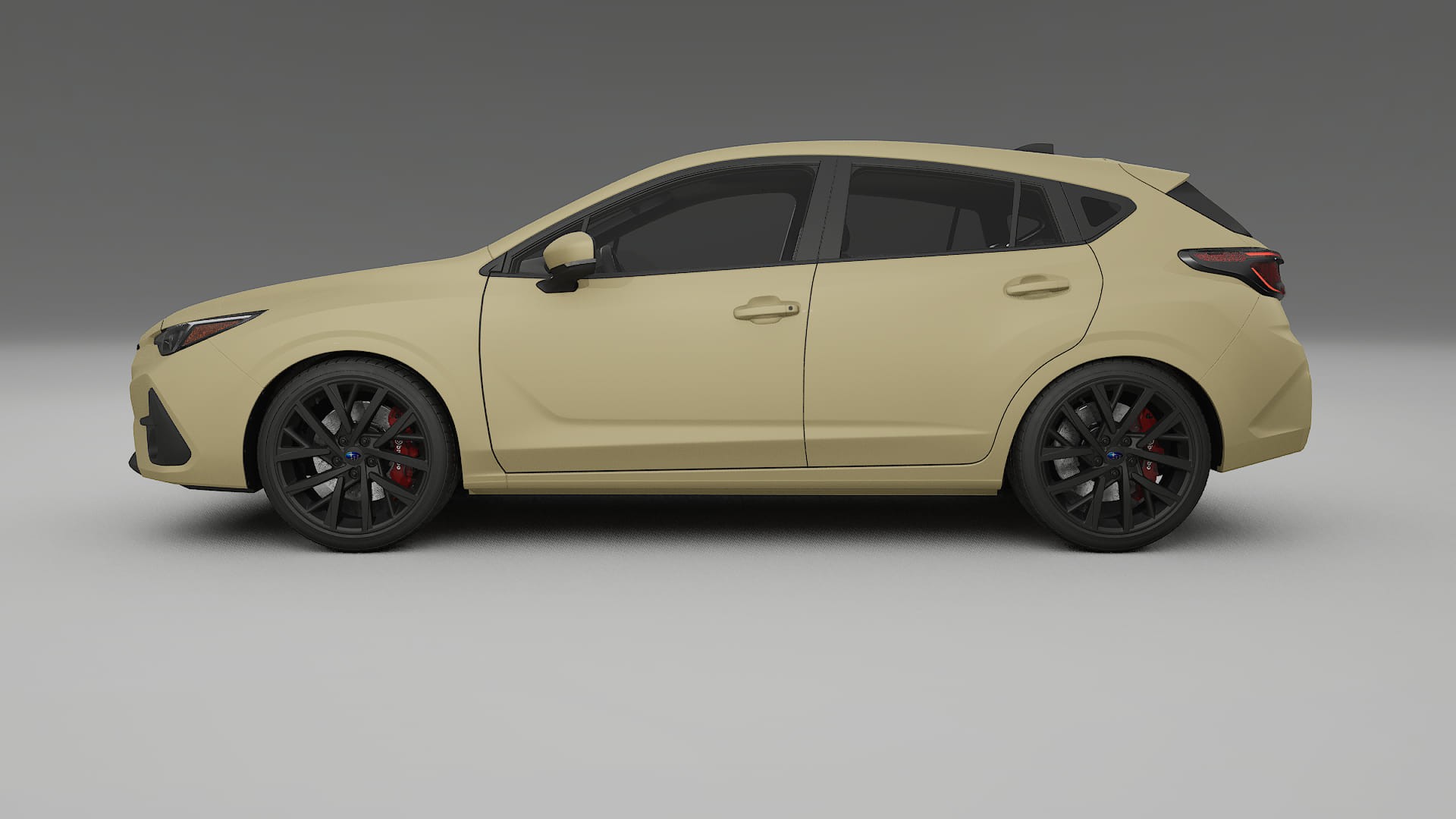 Subaru Impreza GU TPU Lackskyddsfilm | SAND Färgskiftande PPF – Komplett Förskuret Kit