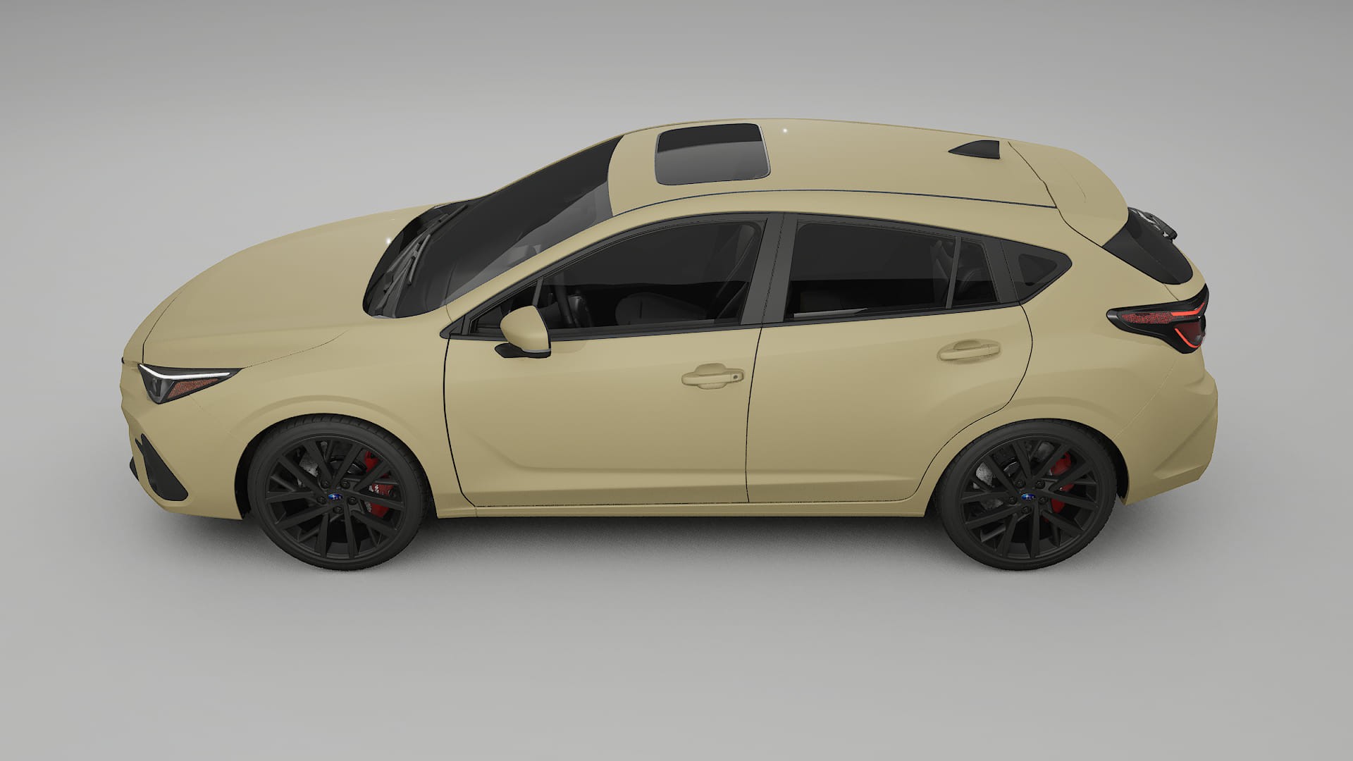 Subaru Impreza GU TPU Lackskyddsfilm | SAND Färgskiftande PPF – Komplett Förskuret Kit