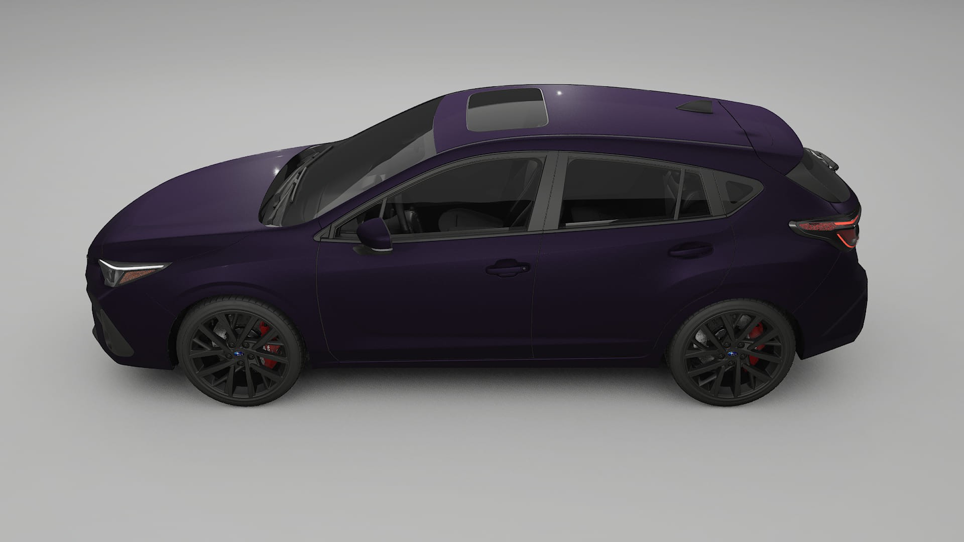 Subaru Impreza GU TPU Lackskyddsfilm | VIOLET Färgskiftande PPF – Komplett Förskuret Kit