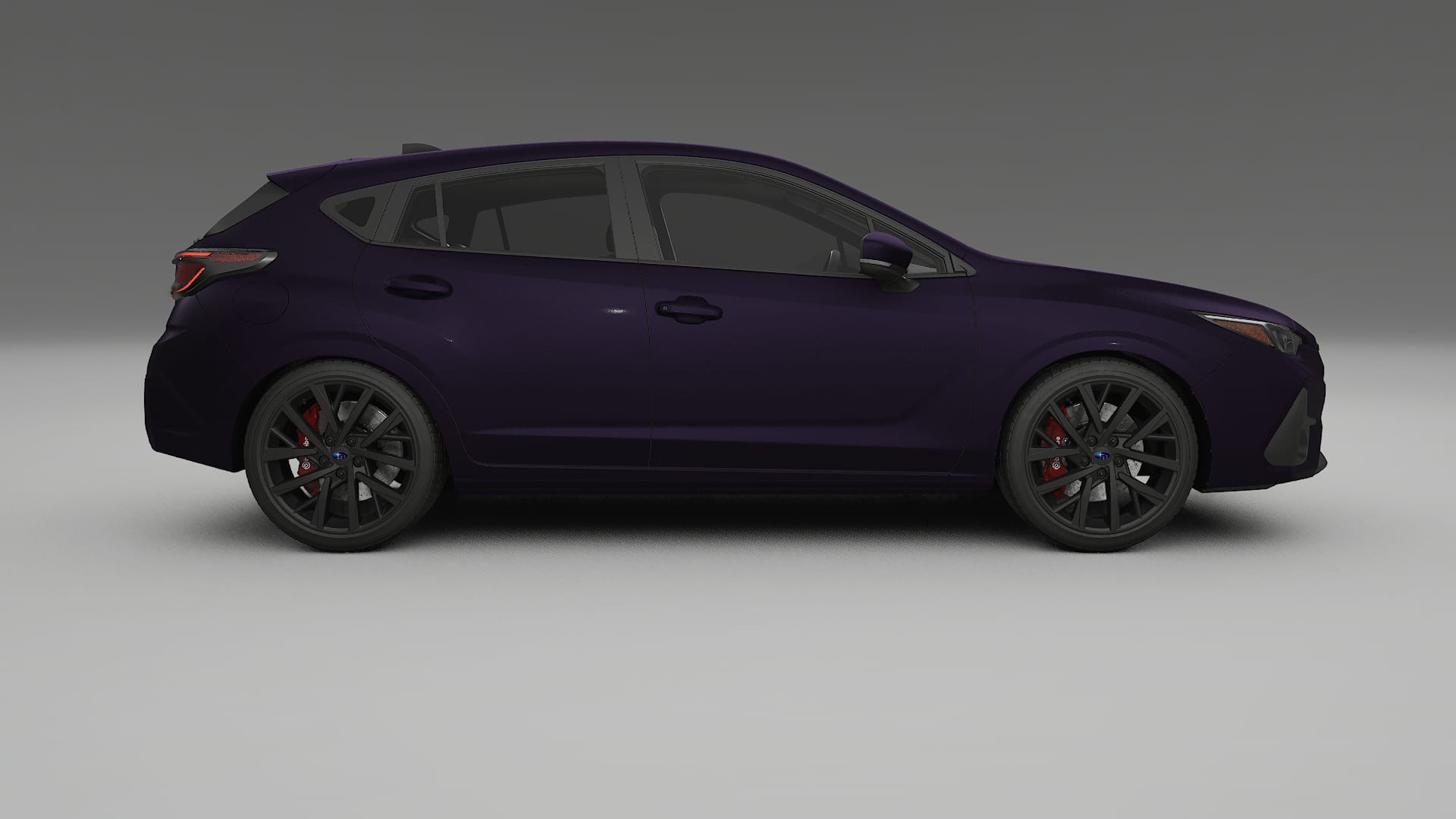 Subaru Impreza GU TPU Lackskyddsfilm | VIOLET Färgskiftande PPF – Komplett Förskuret Kit