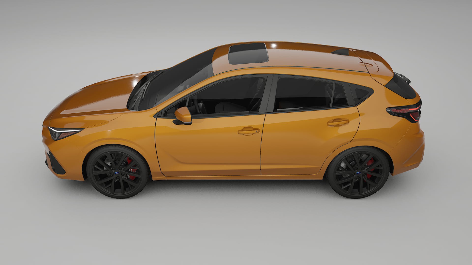 Subaru Impreza GU TPU Lackskyddsfilm | DAISY Färgskiftande PPF – Komplett Förskuret Kit