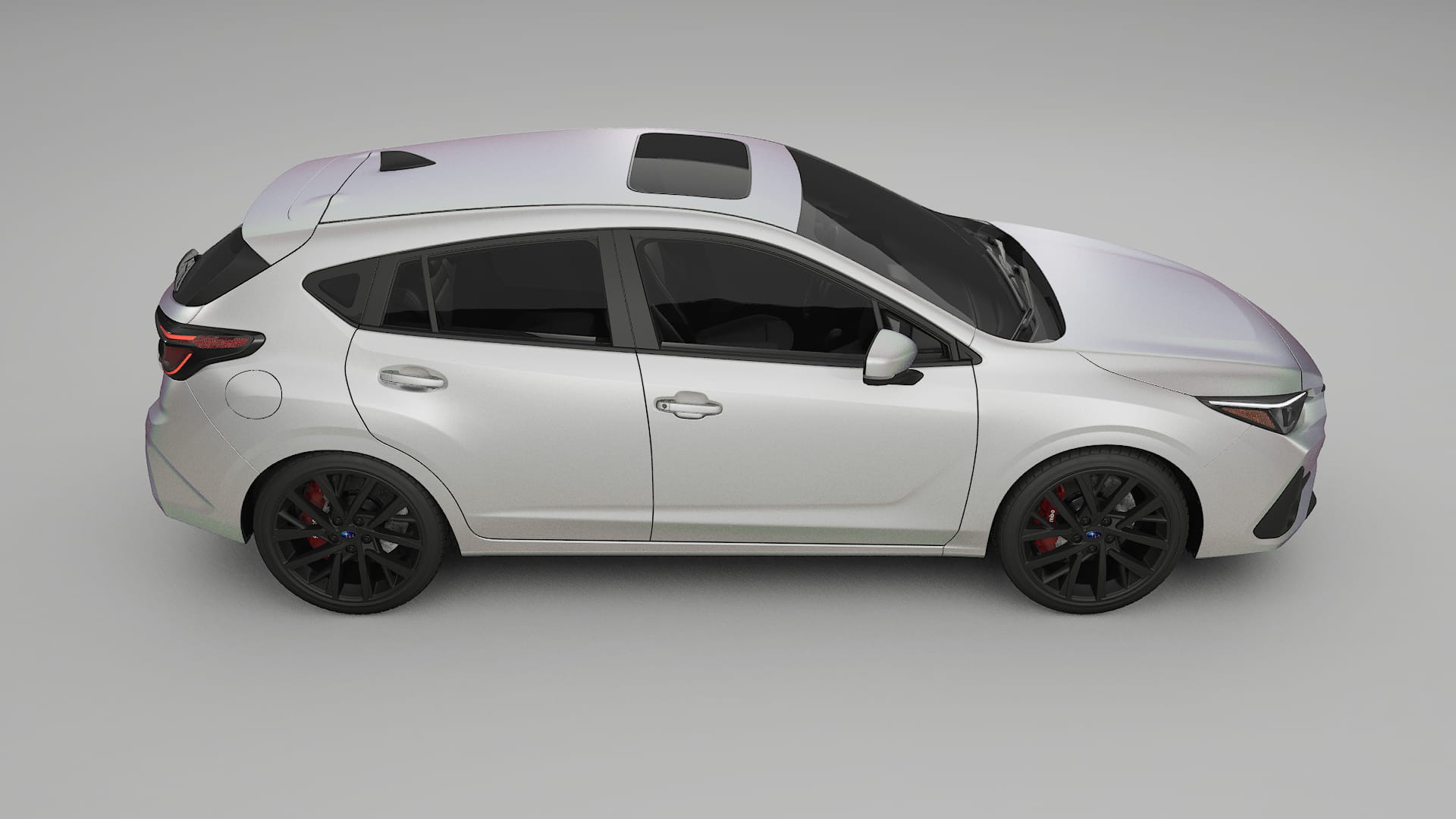 Subaru Impreza GU TPU Lackskyddsfilm | NEBULA Färgskiftande PPF – Komplett Förskuret Kit