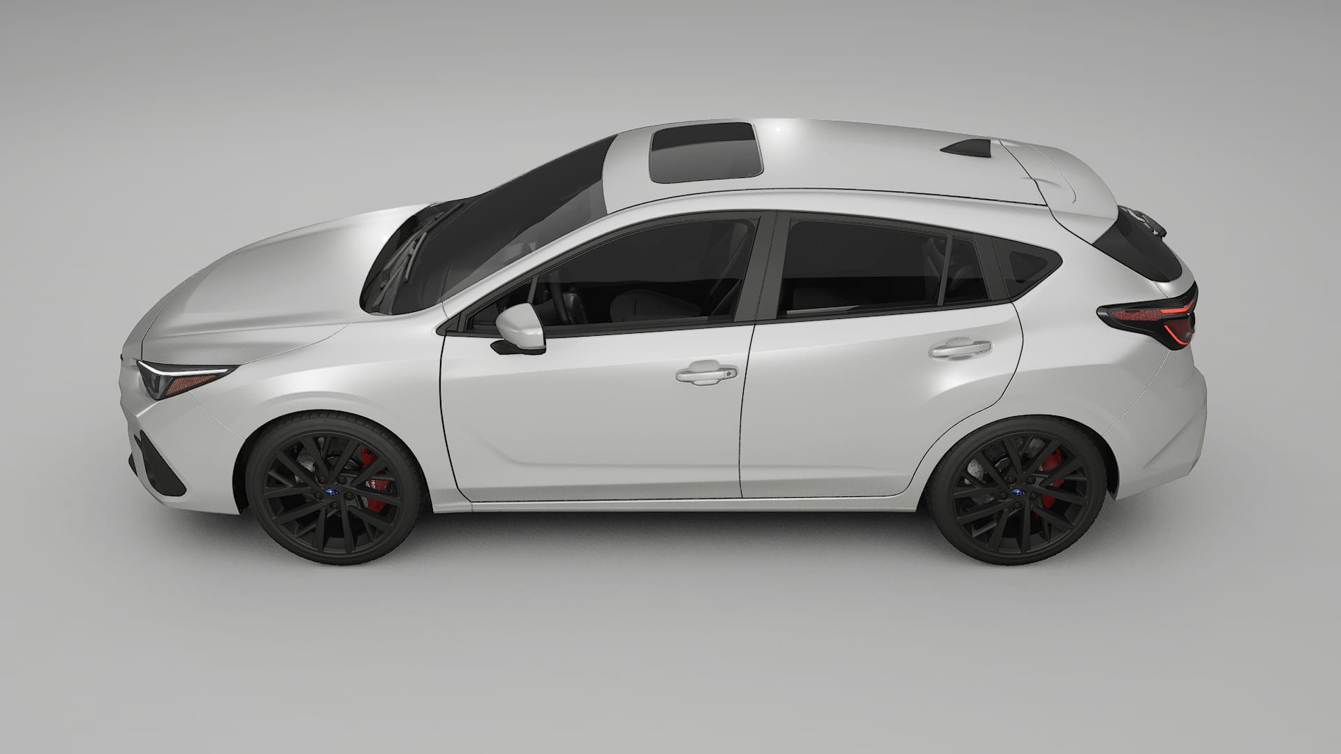 Subaru Impreza GU TPU Lackskyddsfilm | OPAL Färgskiftande PPF – Komplett Förskuret Kit