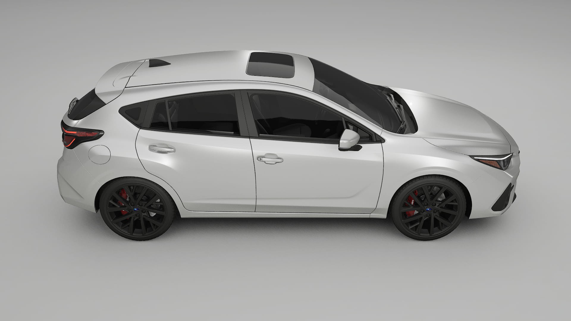 Subaru Impreza GU TPU Lackskyddsfilm | OPAL Färgskiftande PPF – Komplett Förskuret Kit