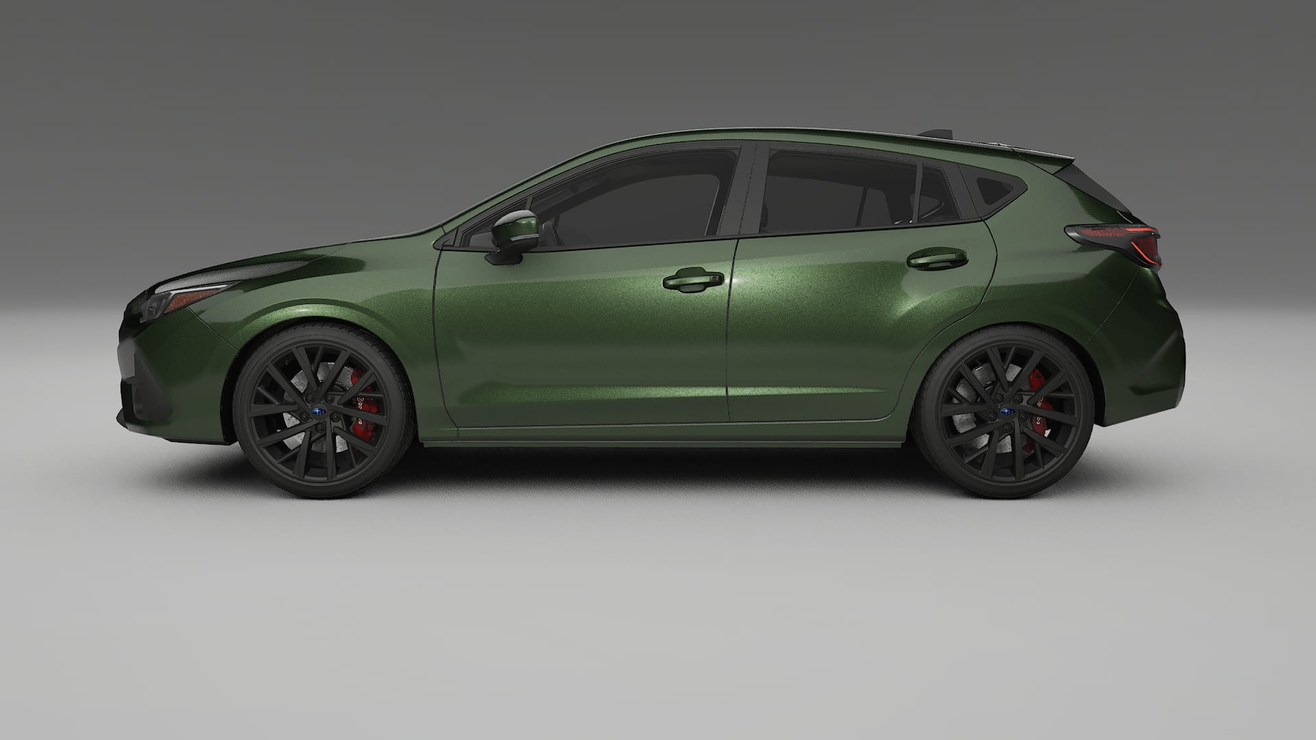 Subaru Impreza GU TPU Lackskyddsfilm | LAGOON Färgskiftande PPF – Komplett Förskuret Kit