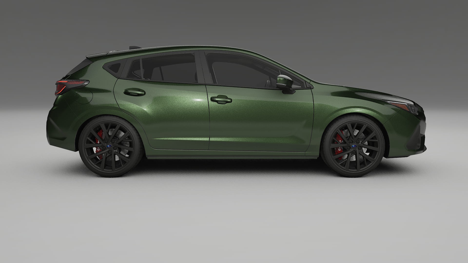 Subaru Impreza GU TPU Lackskyddsfilm | LAGOON Färgskiftande PPF – Komplett Förskuret Kit