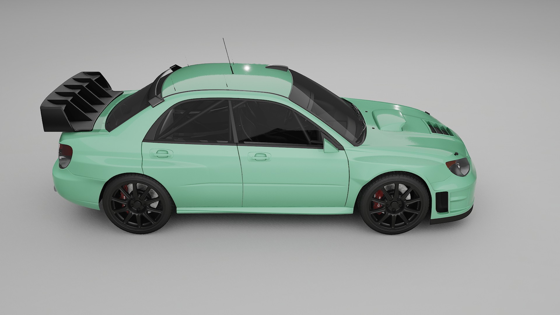 Subaru Impreza WRC GD TPU Lackskyddsfilm | DUSTY Färgskiftande PPF – Komplett Förskuret Kit