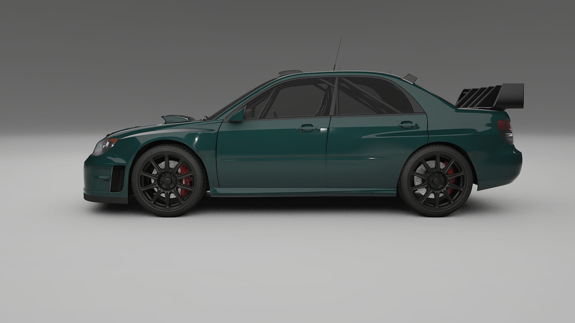 Subaru Impreza WRC GD TPU Lackskyddsfilm | INFERNO Färgskiftande PPF – Komplett Förskuret Kit