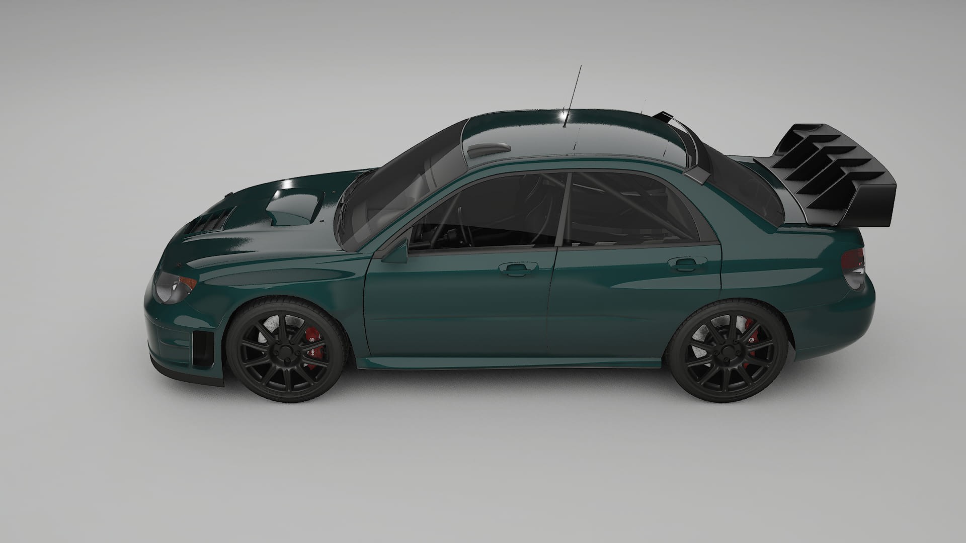 Subaru Impreza WRC GD TPU Lackskyddsfilm | INFERNO Färgskiftande PPF – Komplett Förskuret Kit