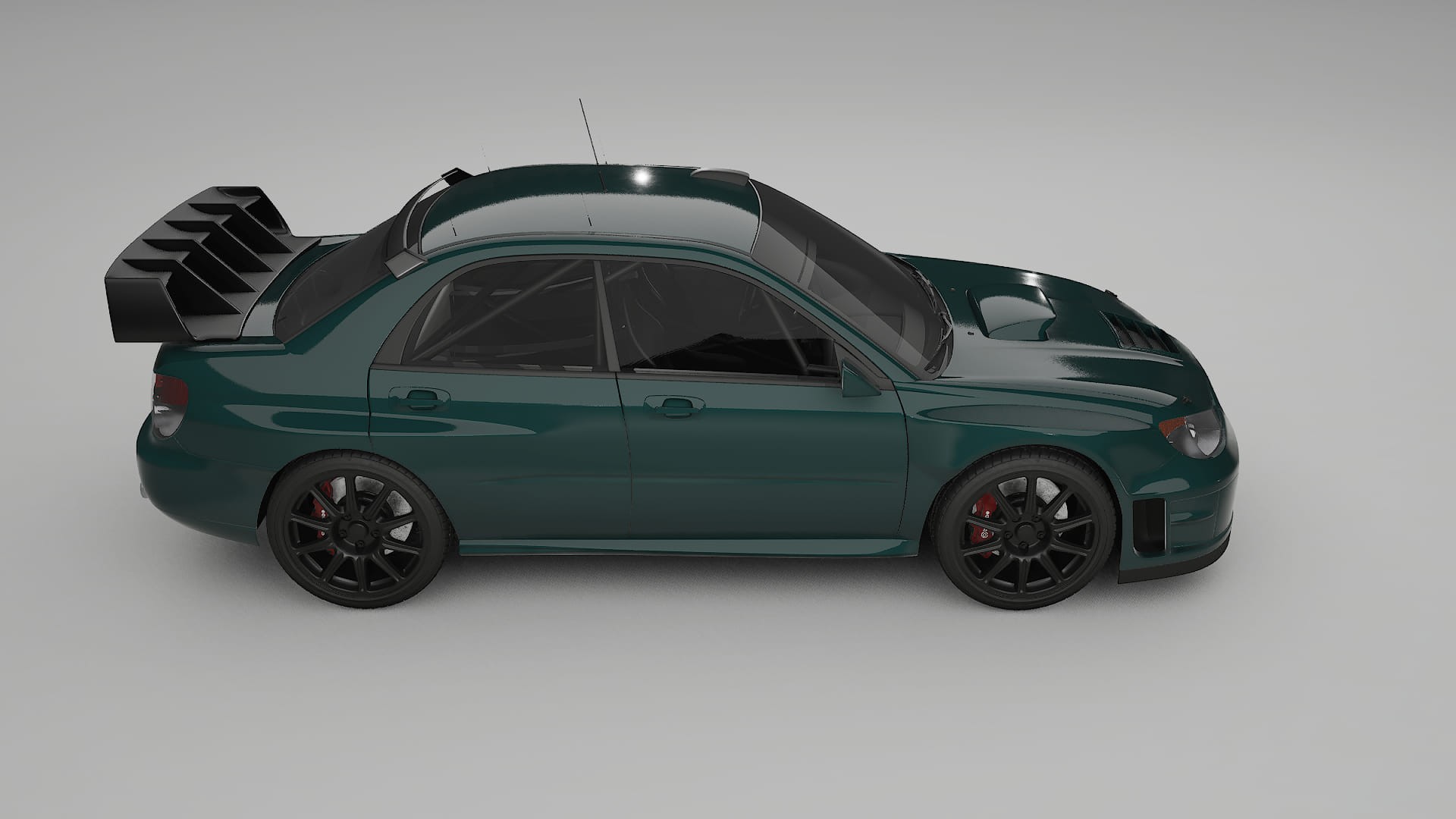 Subaru Impreza WRC GD TPU Lackskyddsfilm | INFERNO Färgskiftande PPF – Komplett Förskuret Kit