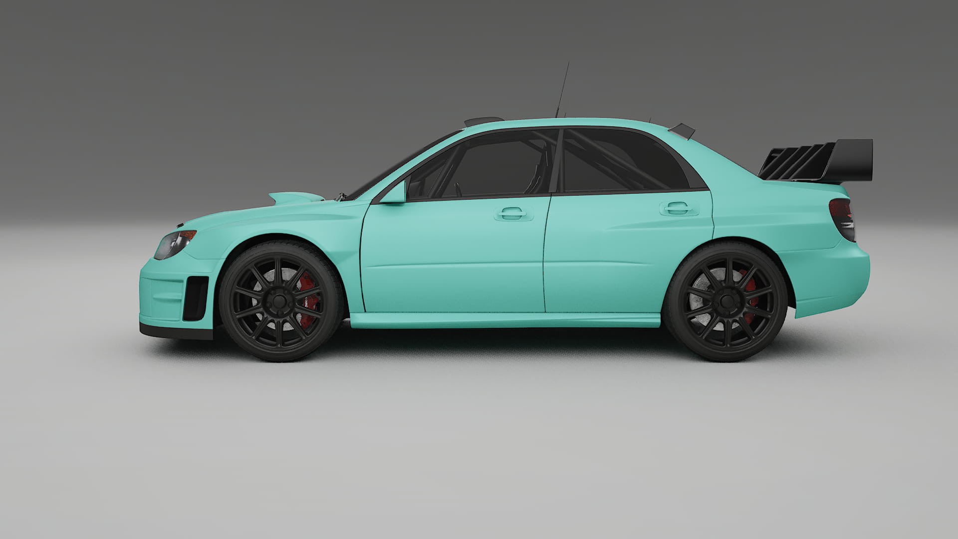 Subaru Impreza WRC GD TPU Lackskyddsfilm | FROST Färgskiftande PPF – Komplett Förskuret Kit