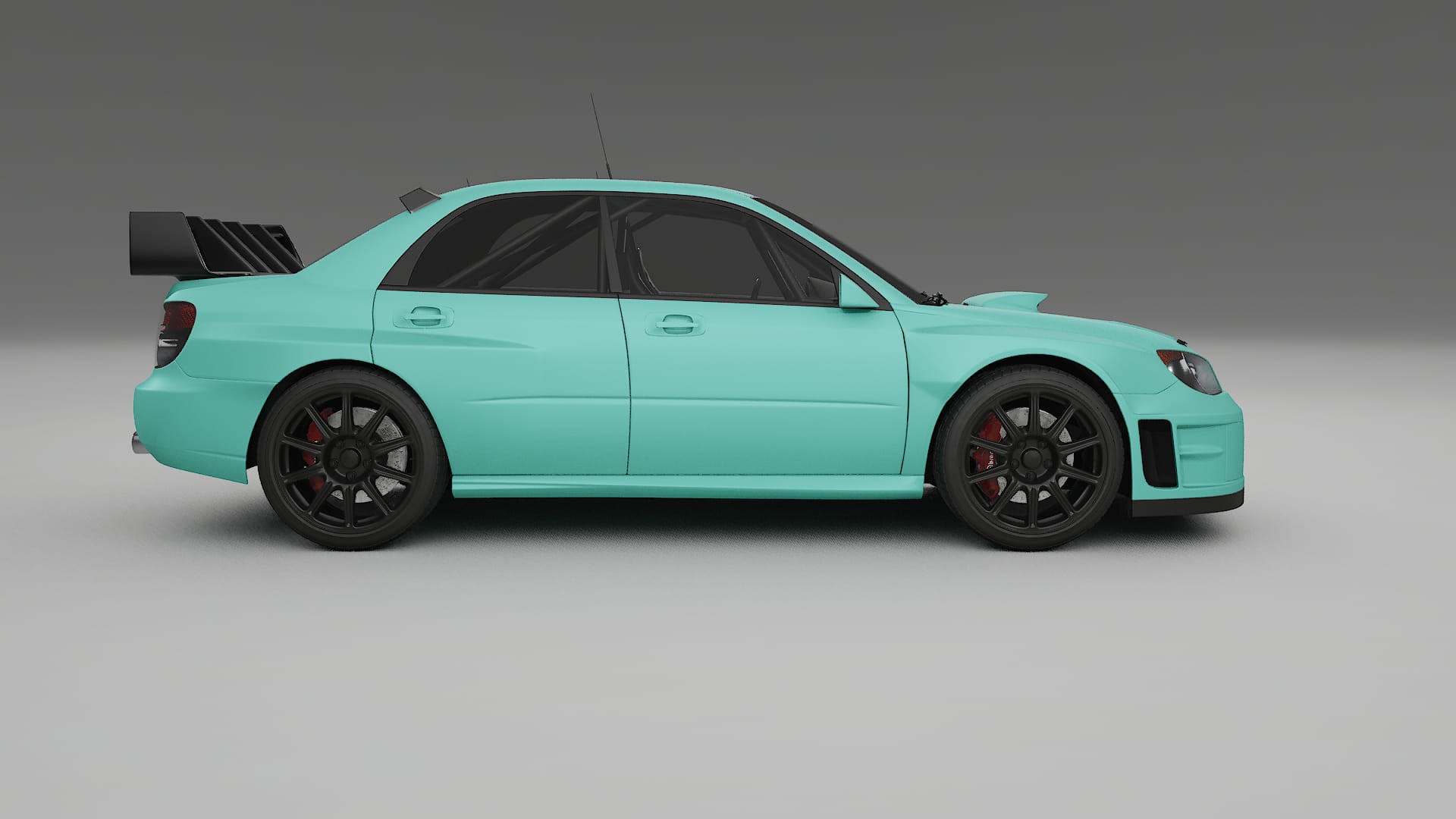 Subaru Impreza WRC GD TPU Lackskyddsfilm | FROST Färgskiftande PPF – Komplett Förskuret Kit