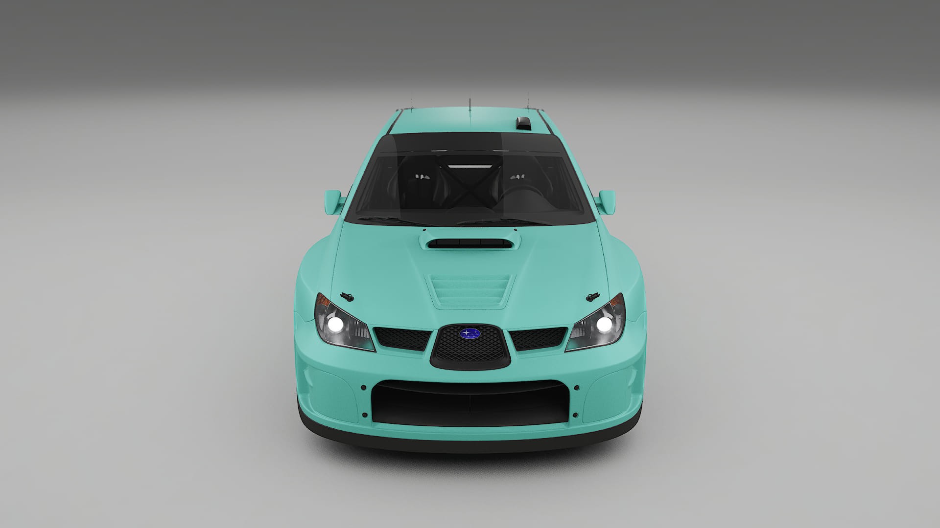 Subaru Impreza WRC GD TPU Lackskyddsfilm | FROST Färgskiftande PPF – Komplett Förskuret Kit