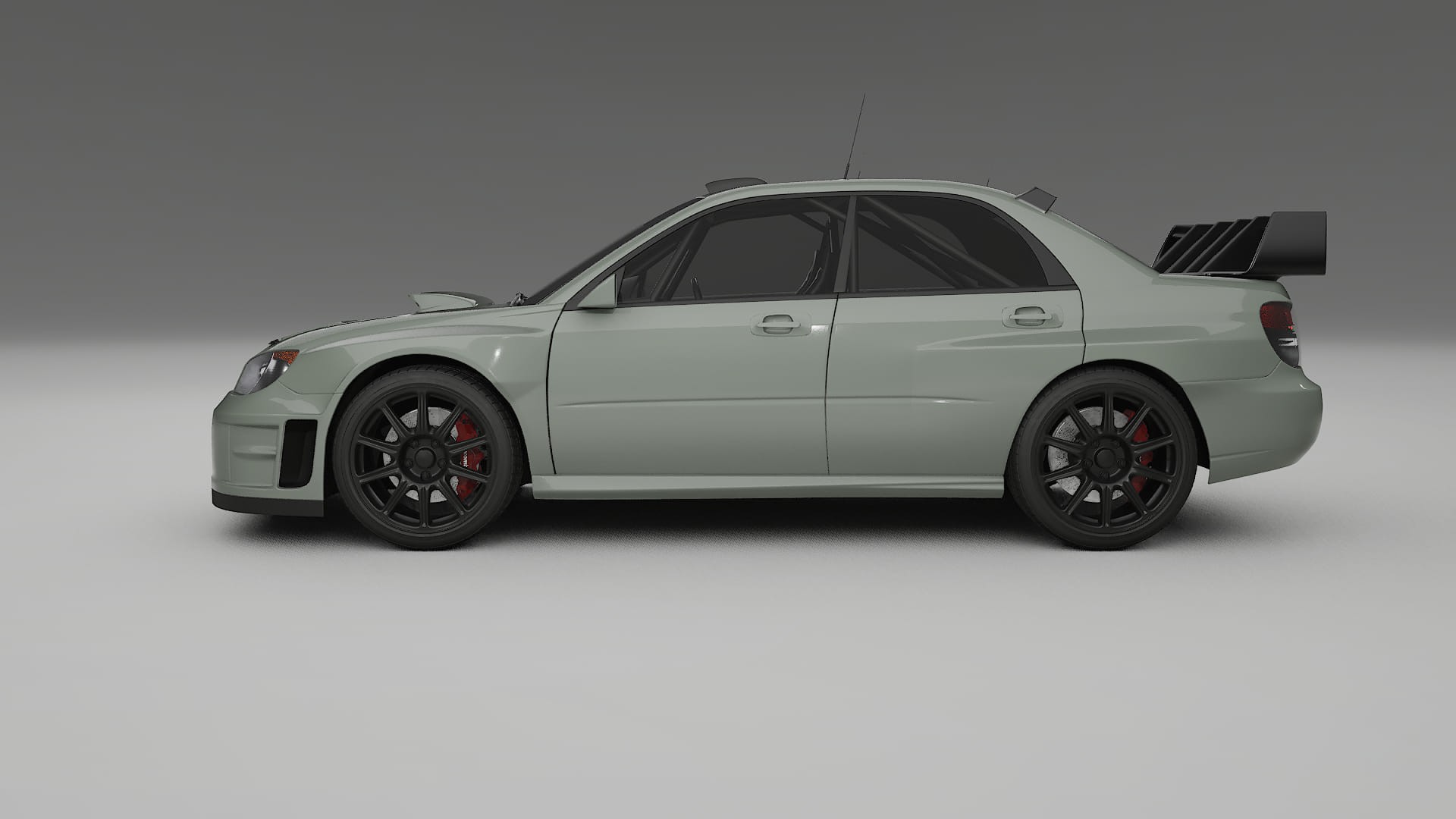 Subaru Impreza WRC GD TPU Lackskyddsfilm | SLATE Färgskiftande PPF – Komplett Förskuret Kit