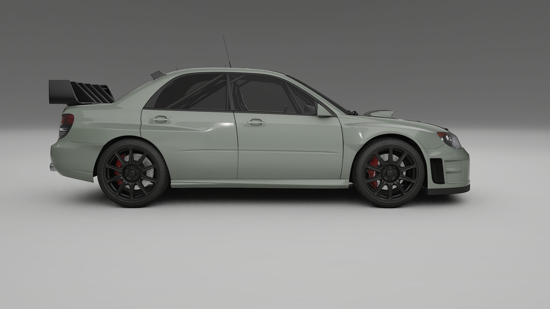 Subaru Impreza WRC GD TPU Lackskyddsfilm | SLATE Färgskiftande PPF – Komplett Förskuret Kit