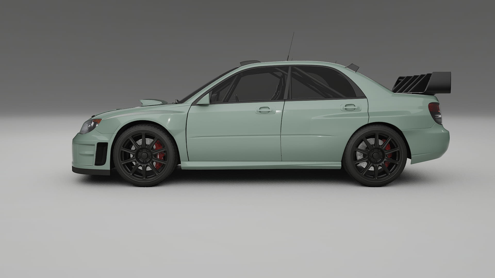 Subaru Impreza WRC GD TPU Lackskyddsfilm | CINDER Färgskiftande PPF – Komplett Förskuret Kit