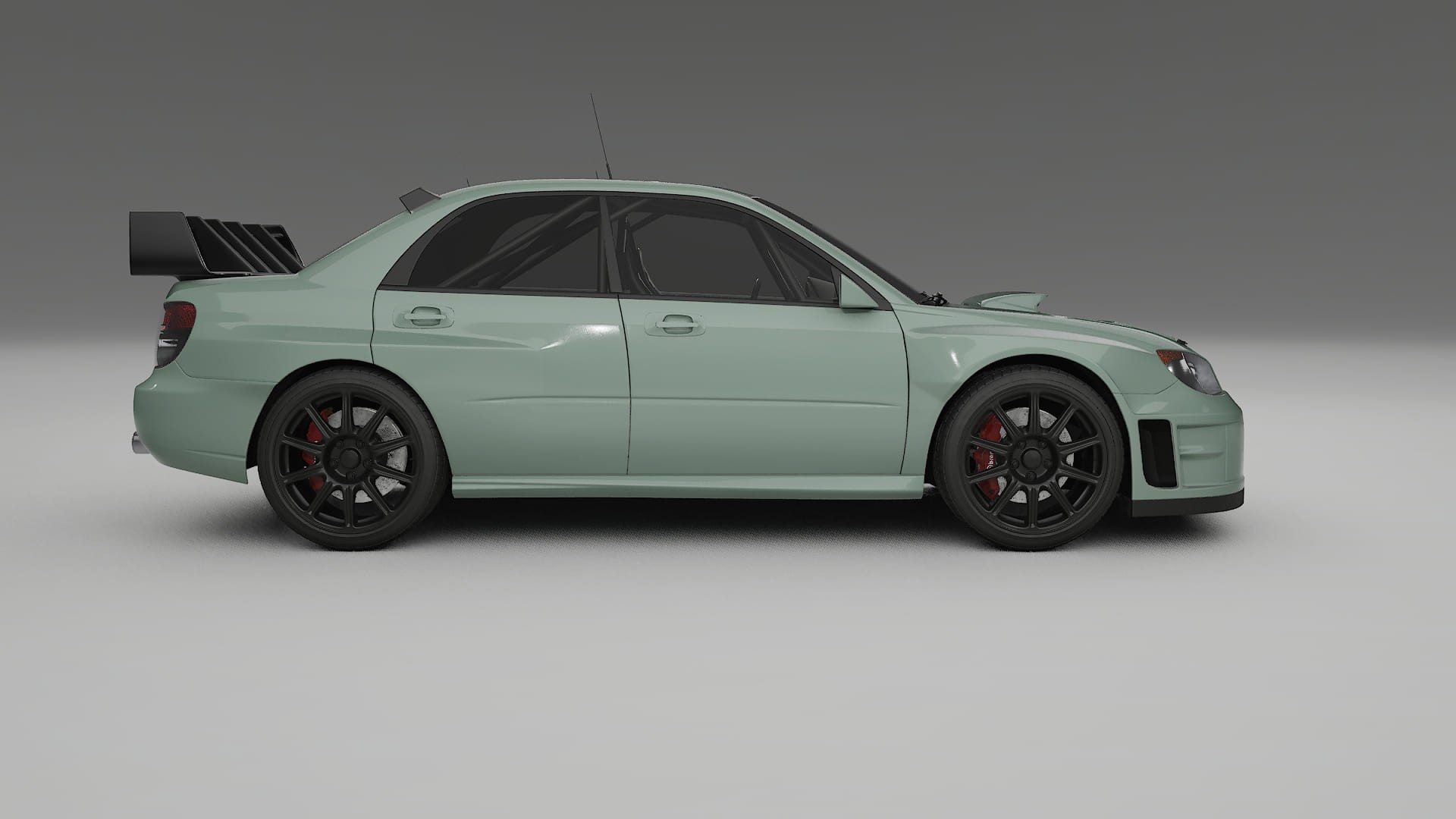 Subaru Impreza WRC GD TPU Lackskyddsfilm | CINDER Färgskiftande PPF – Komplett Förskuret Kit