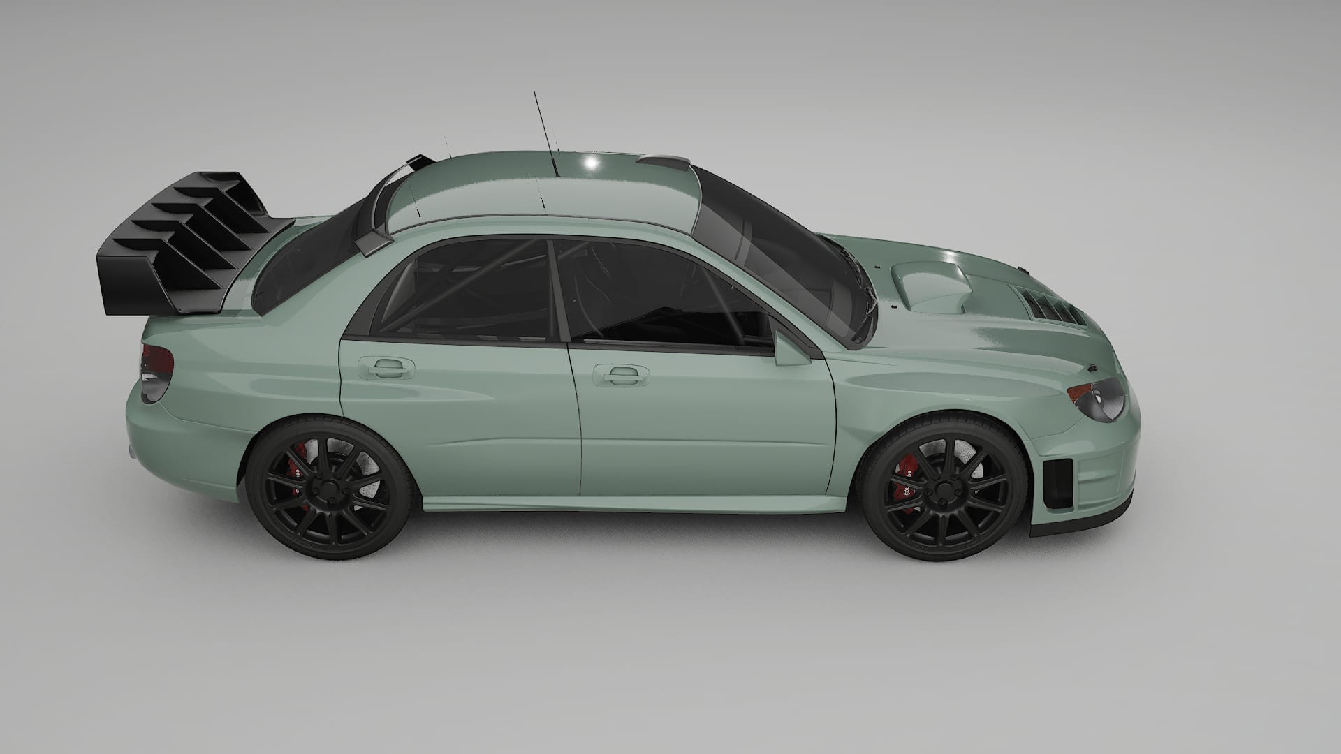 Subaru Impreza WRC GD TPU Lackskyddsfilm | CINDER Färgskiftande PPF – Komplett Förskuret Kit