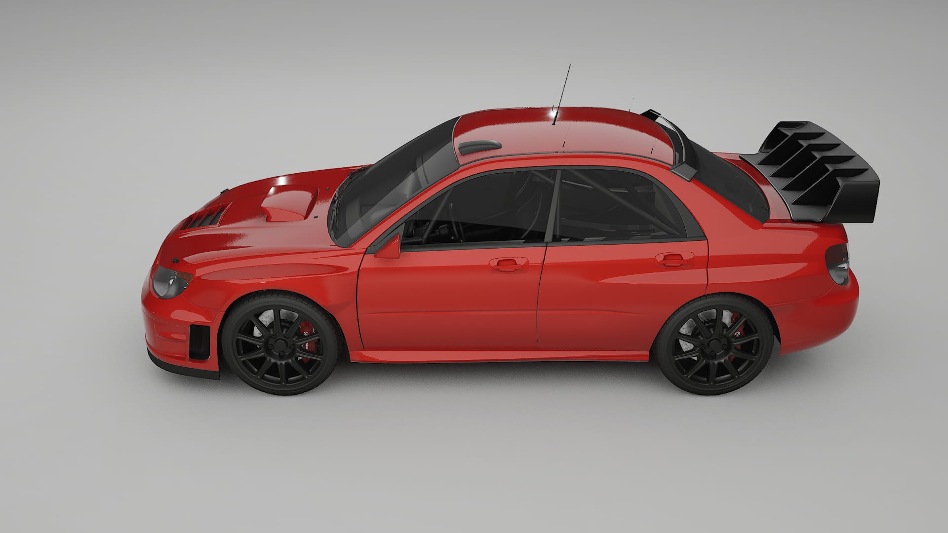 Subaru Impreza WRC GD TPU Lackskyddsfilm | BLAZE Färgskiftande PPF – Komplett Förskuret Kit