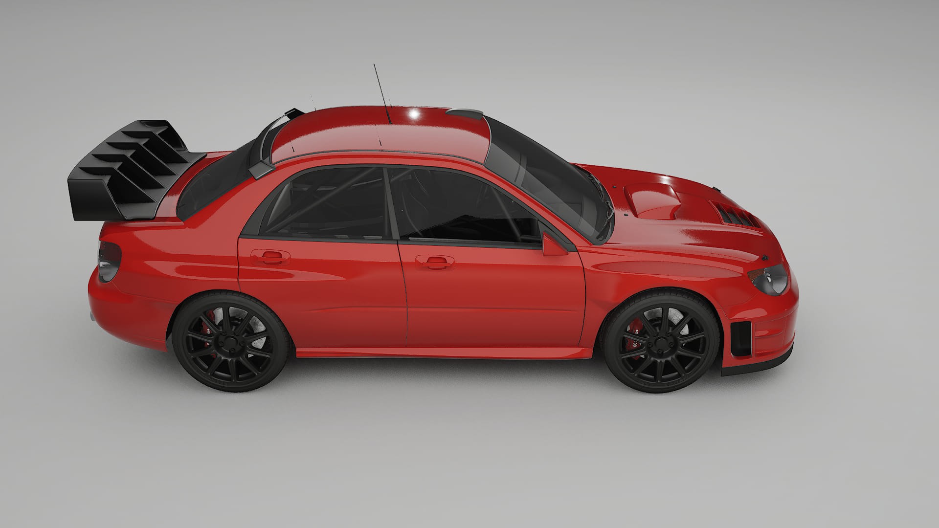 Subaru Impreza WRC GD TPU Lackskyddsfilm | BLAZE Färgskiftande PPF – Komplett Förskuret Kit