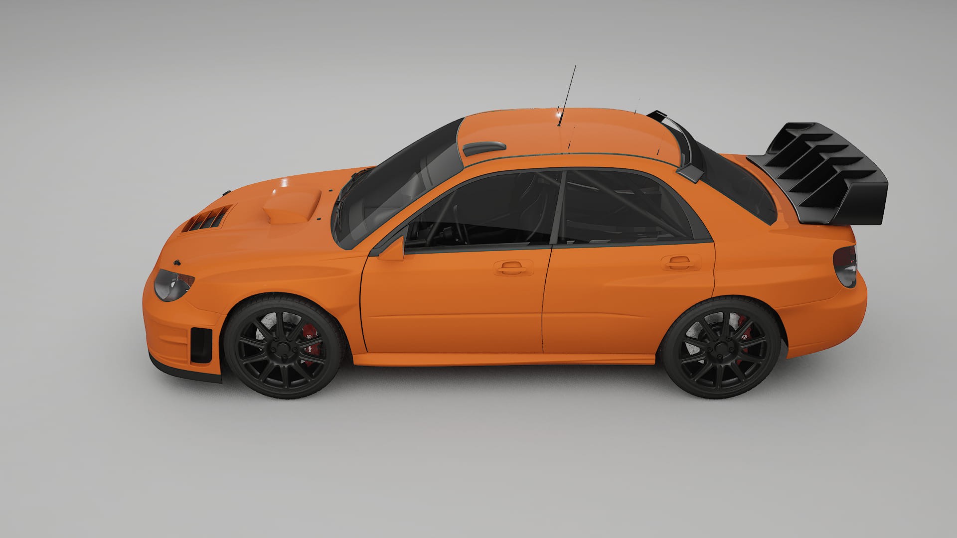 Subaru Impreza WRC GD TPU Lackskyddsfilm | ROCKET Färgskiftande PPF – Komplett Förskuret Kit