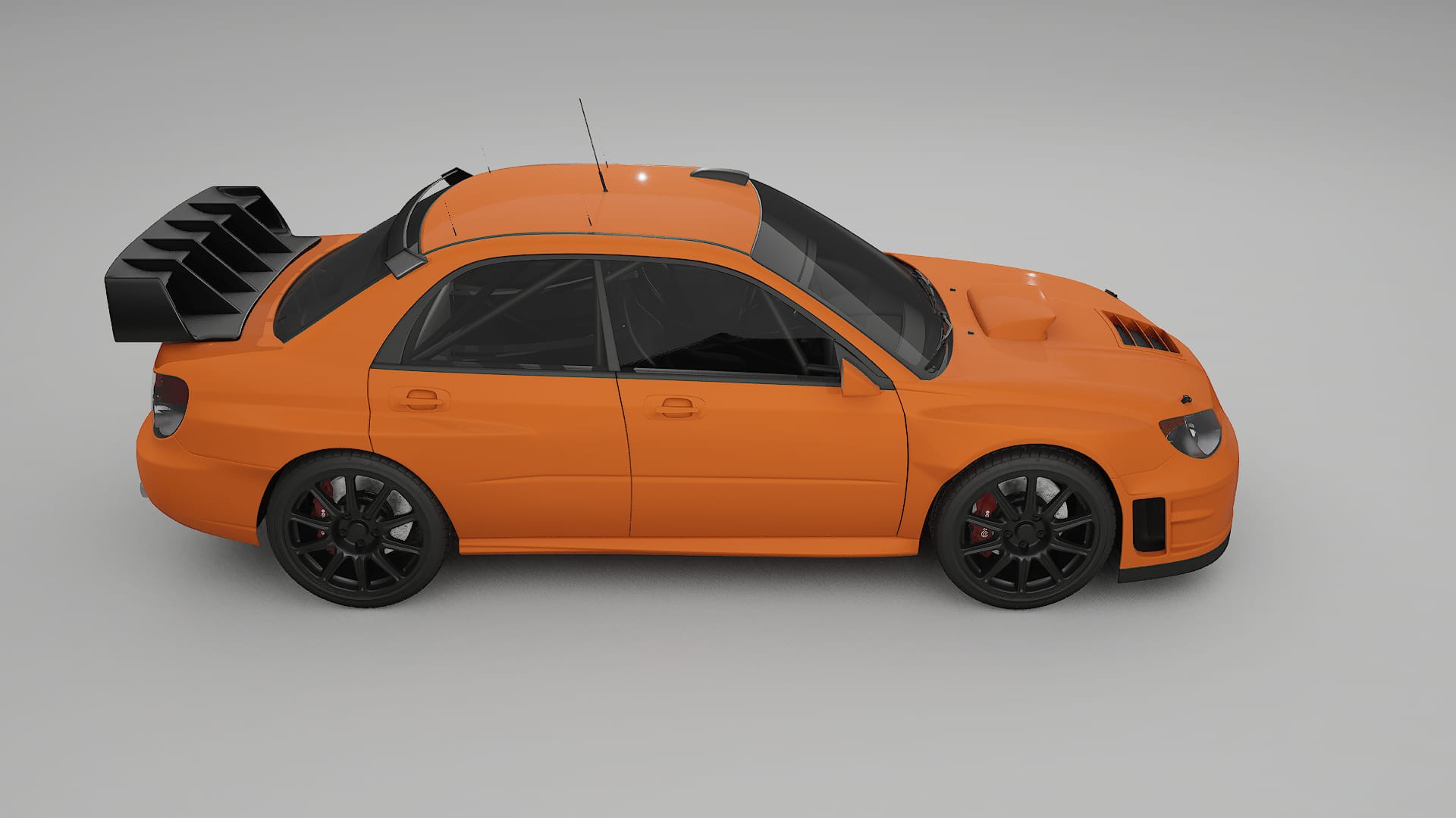 Subaru Impreza WRC GD TPU Lackskyddsfilm | ROCKET Färgskiftande PPF – Komplett Förskuret Kit