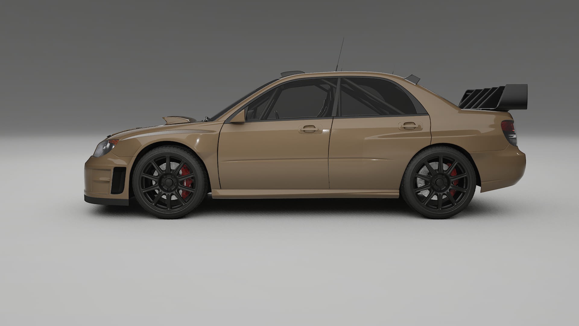 Subaru Impreza WRC GD TPU Lackskyddsfilm | SAHARA Färgskiftande PPF – Komplett Förskuret Kit