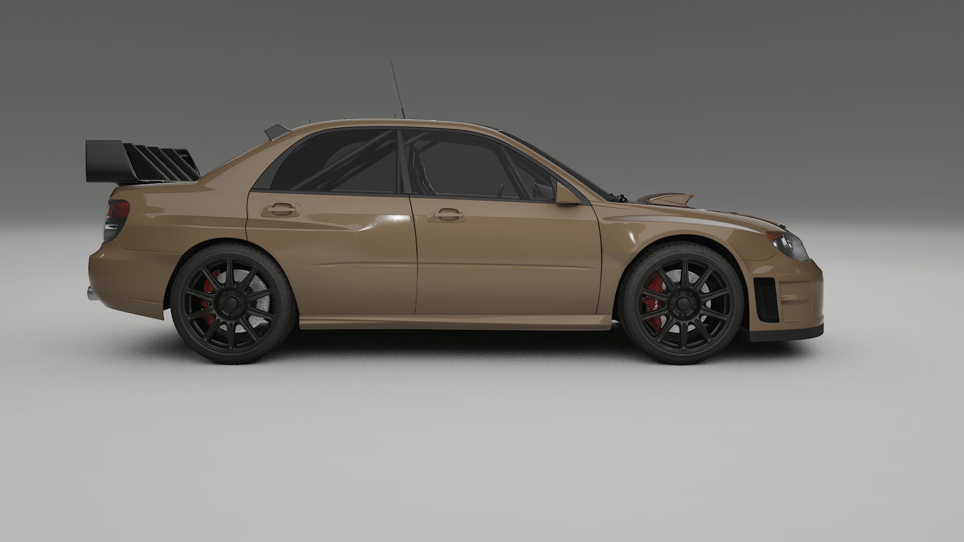 Subaru Impreza WRC GD TPU Lackskyddsfilm | SAHARA Färgskiftande PPF – Komplett Förskuret Kit