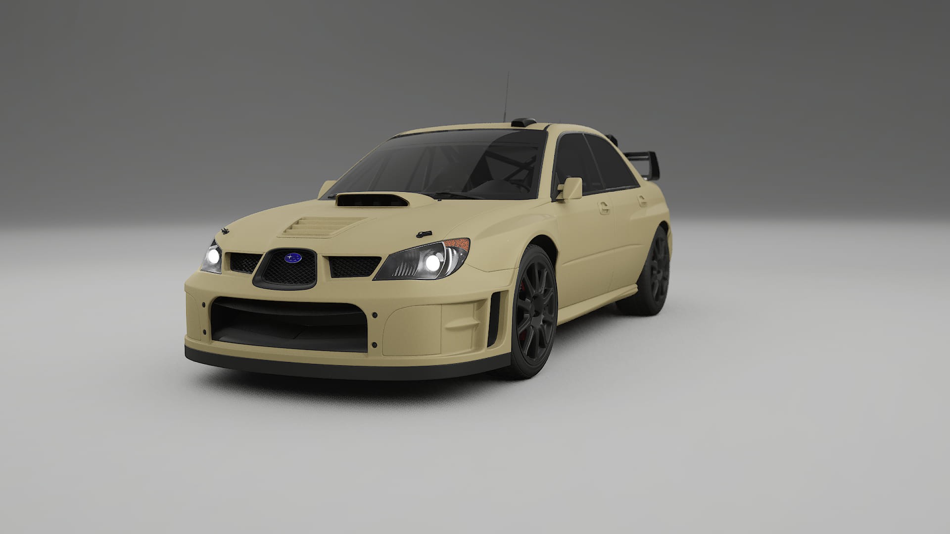 Subaru Impreza WRC GD TPU Lackskyddsfilm | SAND Färgskiftande PPF – Komplett Förskuret Kit