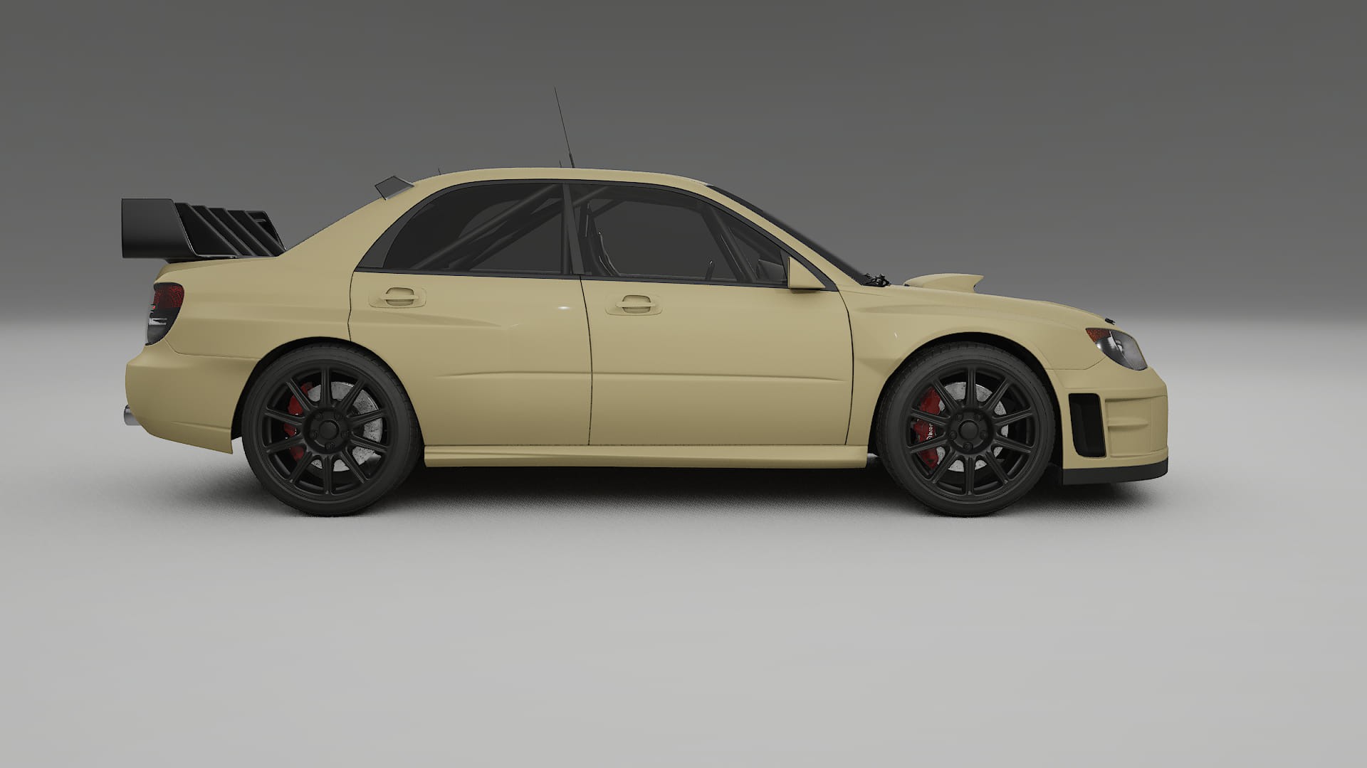 Subaru Impreza WRC GD TPU Lackskyddsfilm | SAND Färgskiftande PPF – Komplett Förskuret Kit