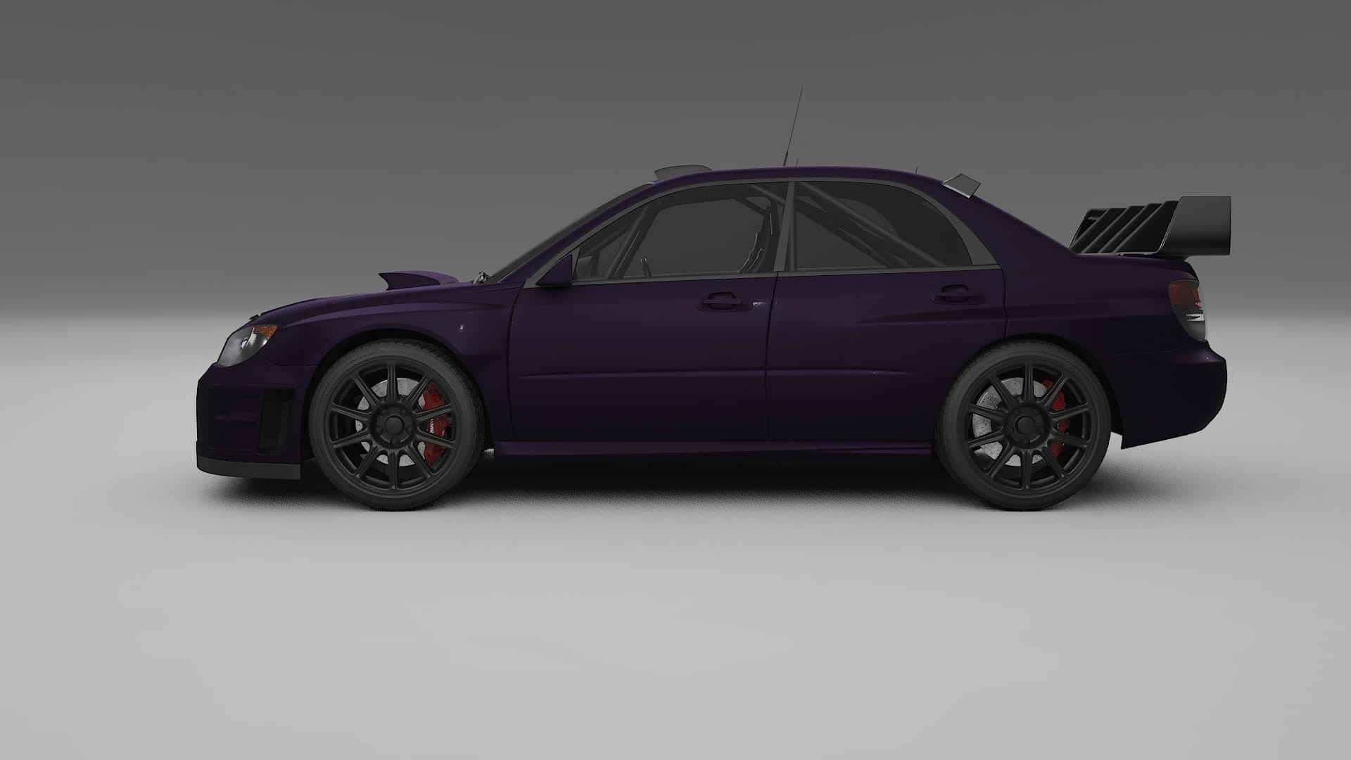 Subaru Impreza WRC GD TPU Lackskyddsfilm | VIOLET Färgskiftande PPF – Komplett Förskuret Kit