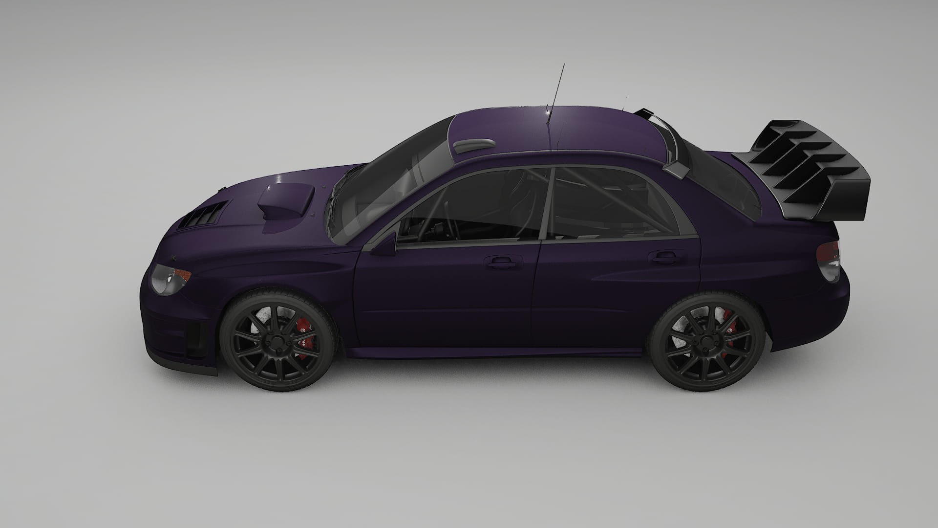 Subaru Impreza WRC GD TPU Lackskyddsfilm | VIOLET Färgskiftande PPF – Komplett Förskuret Kit