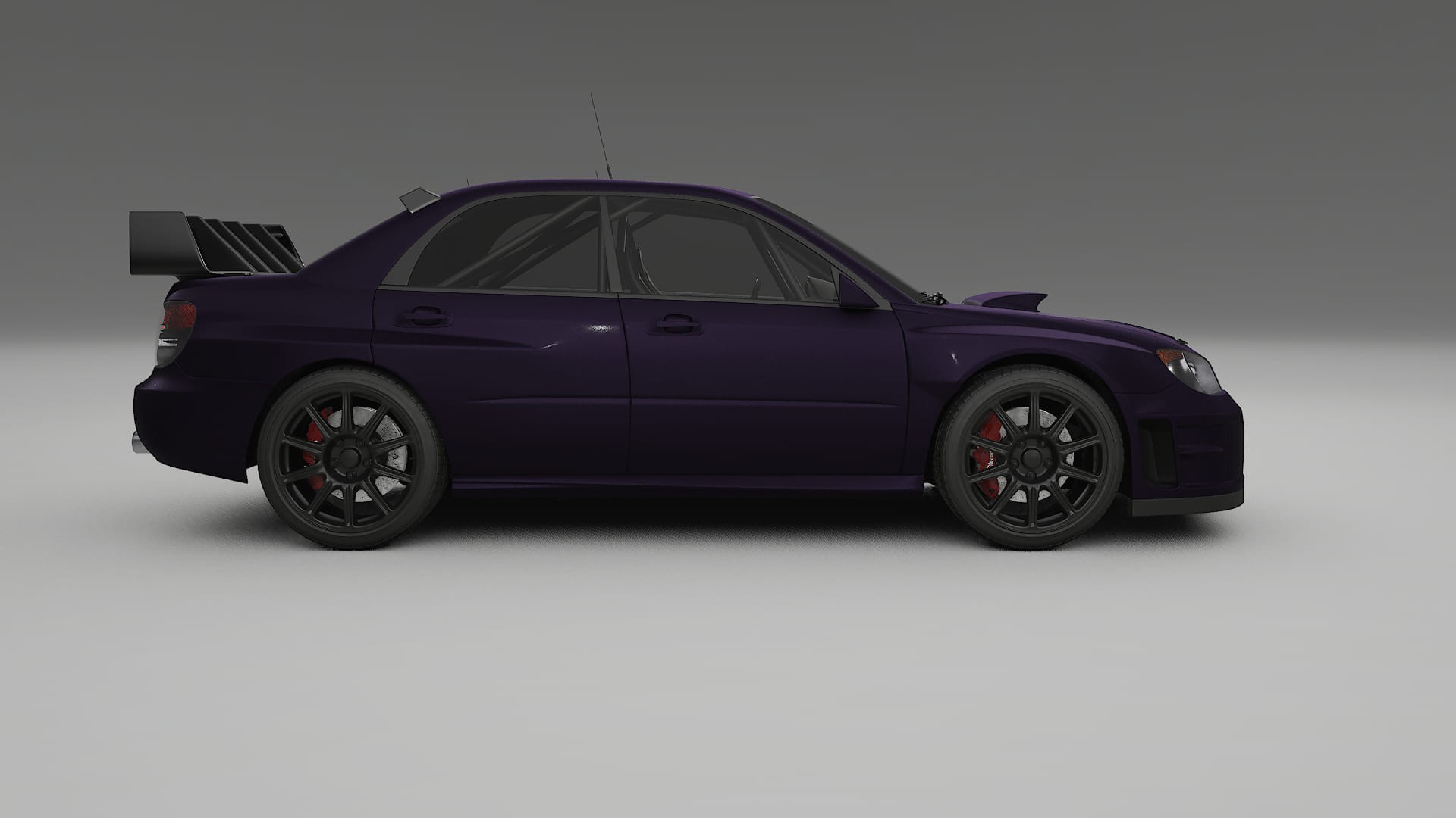 Subaru Impreza WRC GD TPU Lackskyddsfilm | VIOLET Färgskiftande PPF – Komplett Förskuret Kit