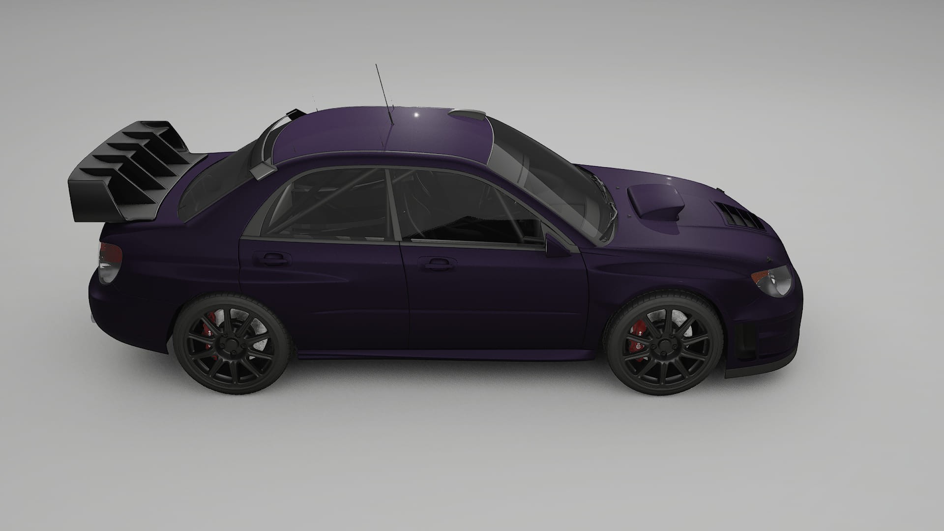 Subaru Impreza WRC GD TPU Lackskyddsfilm | VIOLET Färgskiftande PPF – Komplett Förskuret Kit