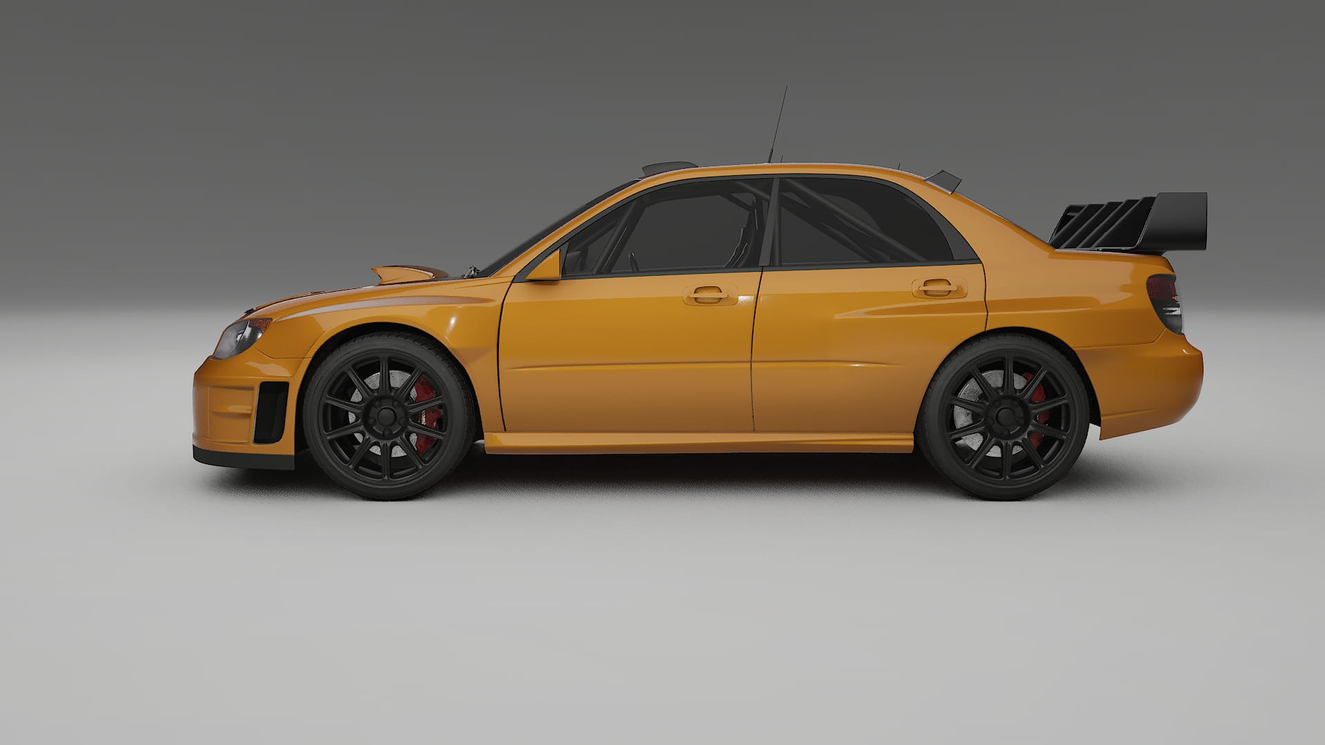 Subaru Impreza WRC GD TPU Lackskyddsfilm | DAISY Färgskiftande PPF – Komplett Förskuret Kit