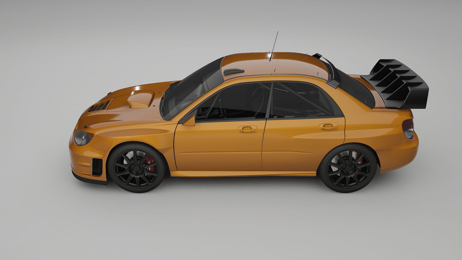 Subaru Impreza WRC GD TPU Lackskyddsfilm | DAISY Färgskiftande PPF – Komplett Förskuret Kit