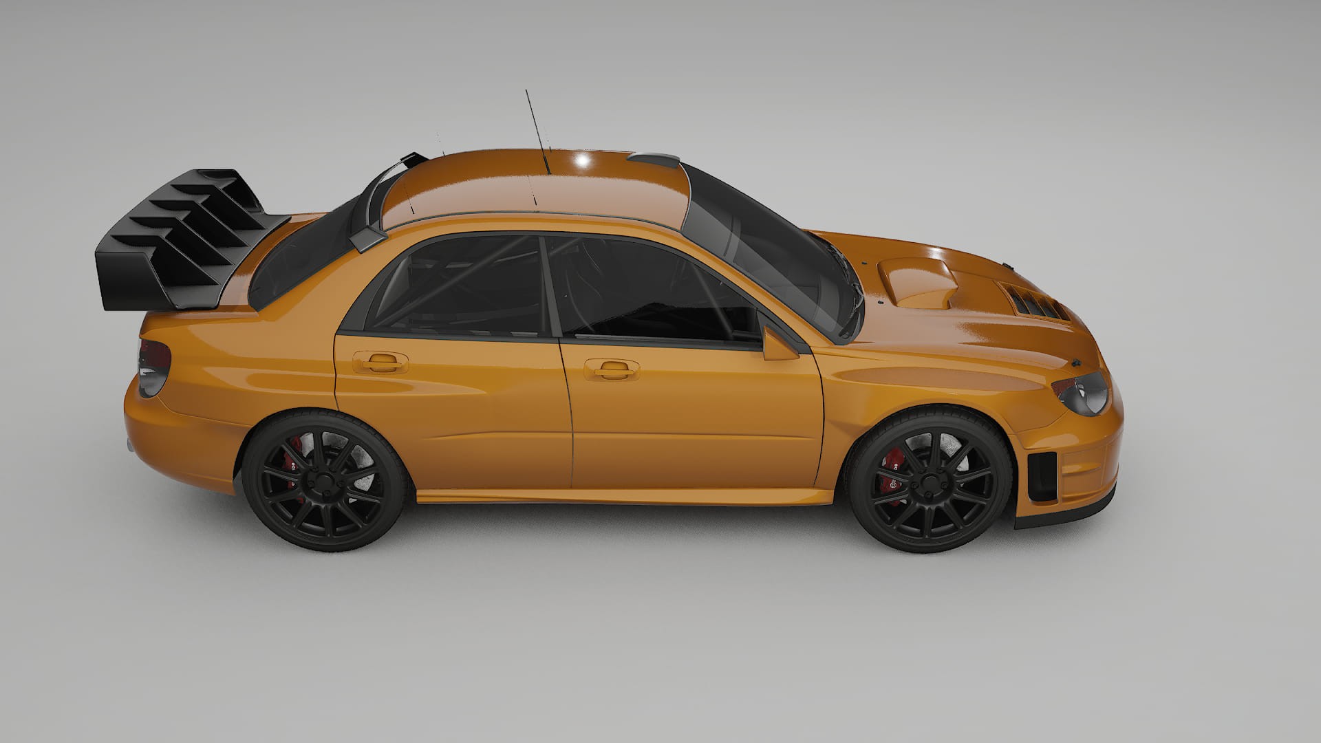 Subaru Impreza WRC GD TPU Lackskyddsfilm | DAISY Färgskiftande PPF – Komplett Förskuret Kit