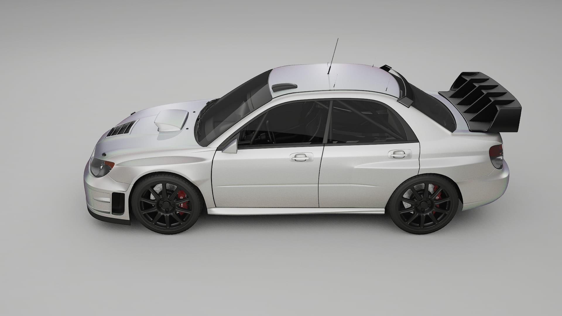 Subaru Impreza WRC GD TPU Lackskyddsfilm | NEBULA Färgskiftande PPF – Komplett Förskuret Kit