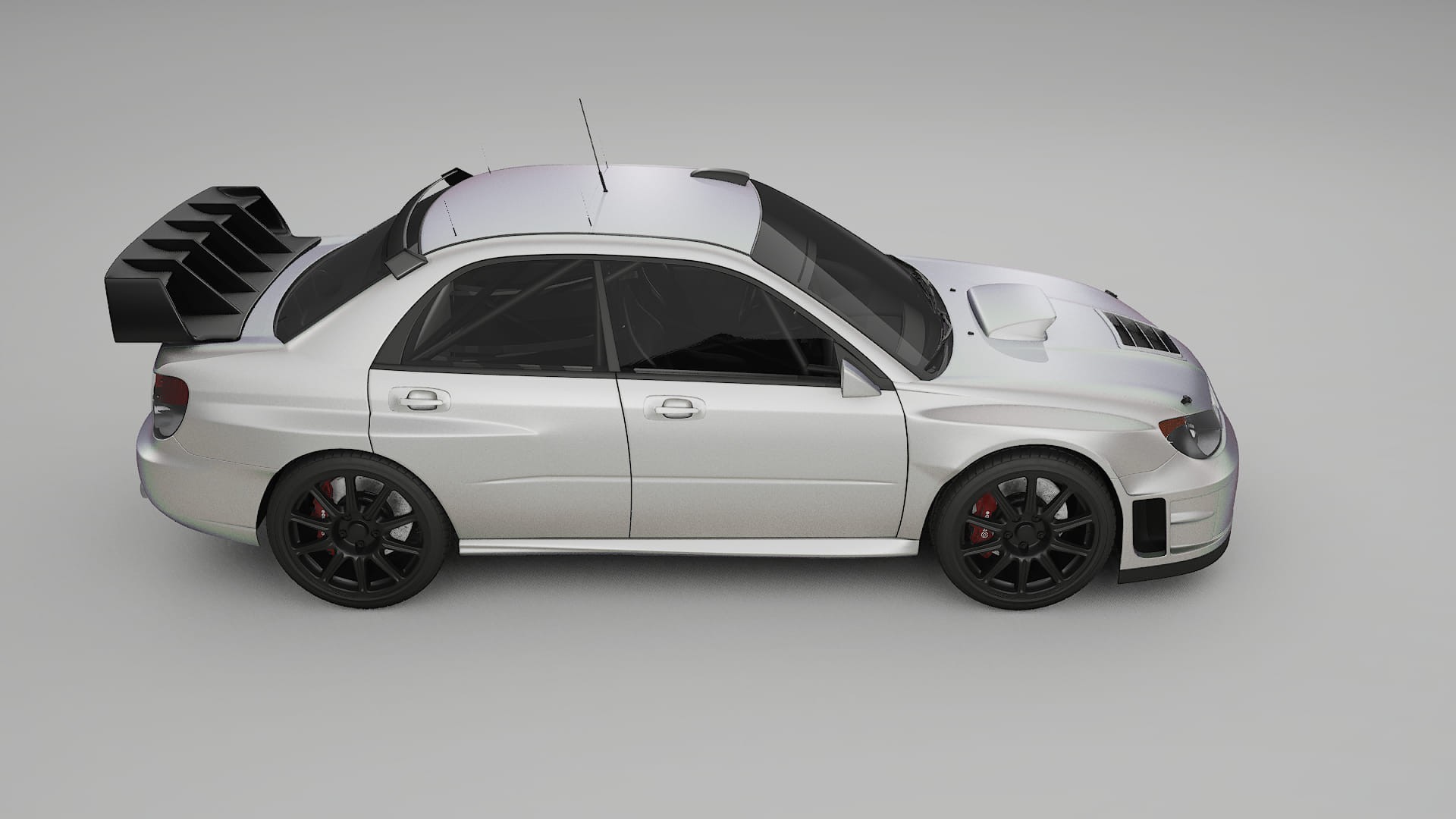 Subaru Impreza WRC GD TPU Lackskyddsfilm | NEBULA Färgskiftande PPF – Komplett Förskuret Kit