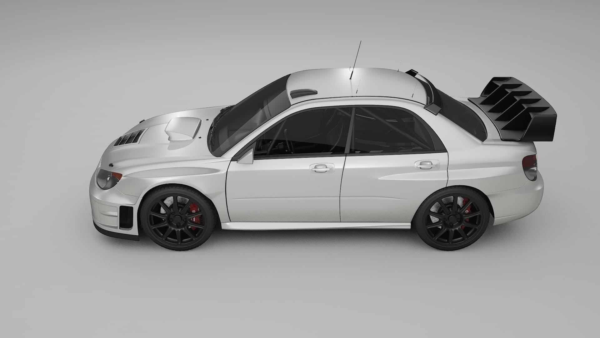 Subaru Impreza WRC GD TPU Lackskyddsfilm | OPAL Färgskiftande PPF – Komplett Förskuret Kit